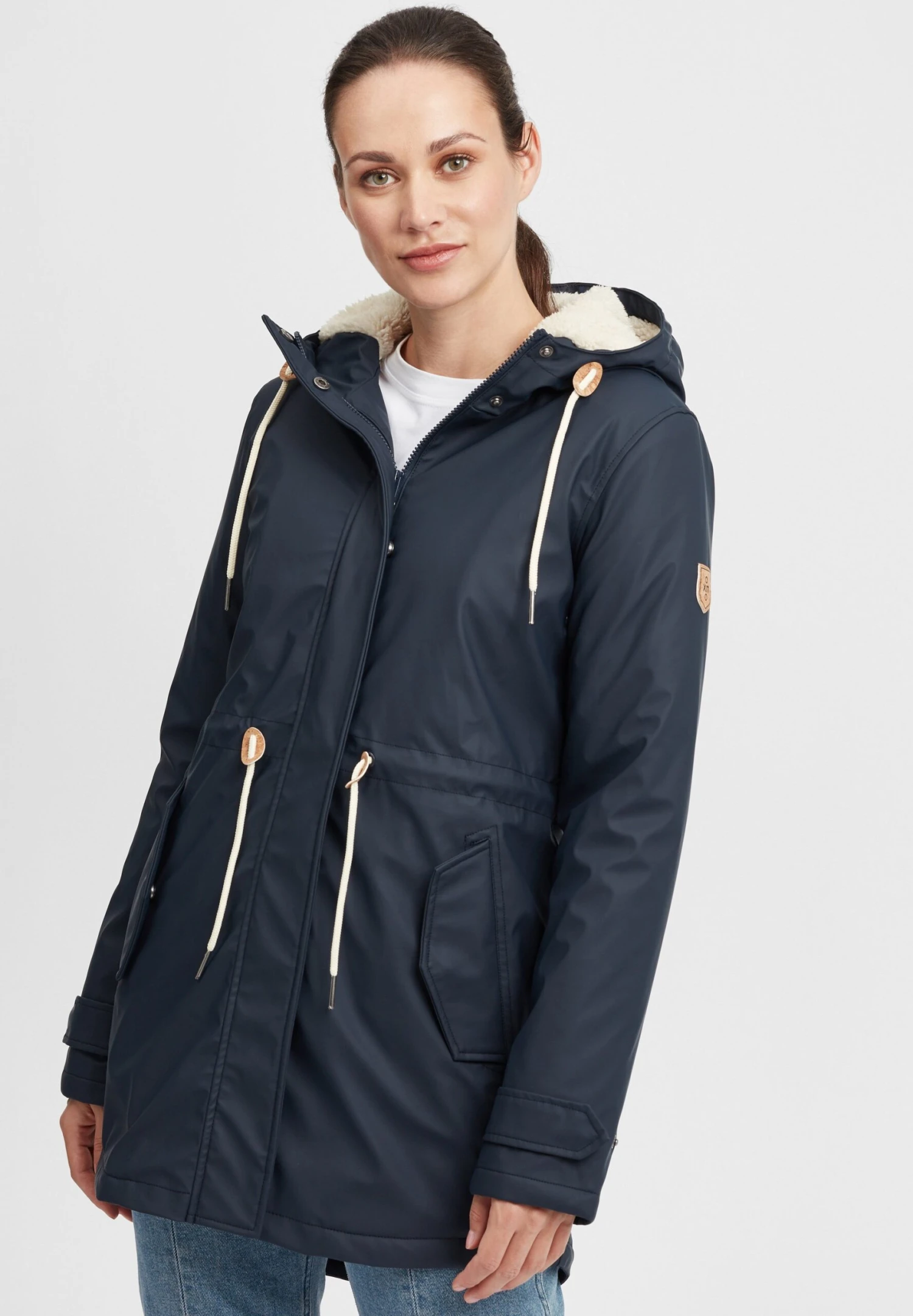 OXMO Oxjolina - Parka - Insignia Blue 1 OXMO Oxjolina - Parka - Insignia Blue
