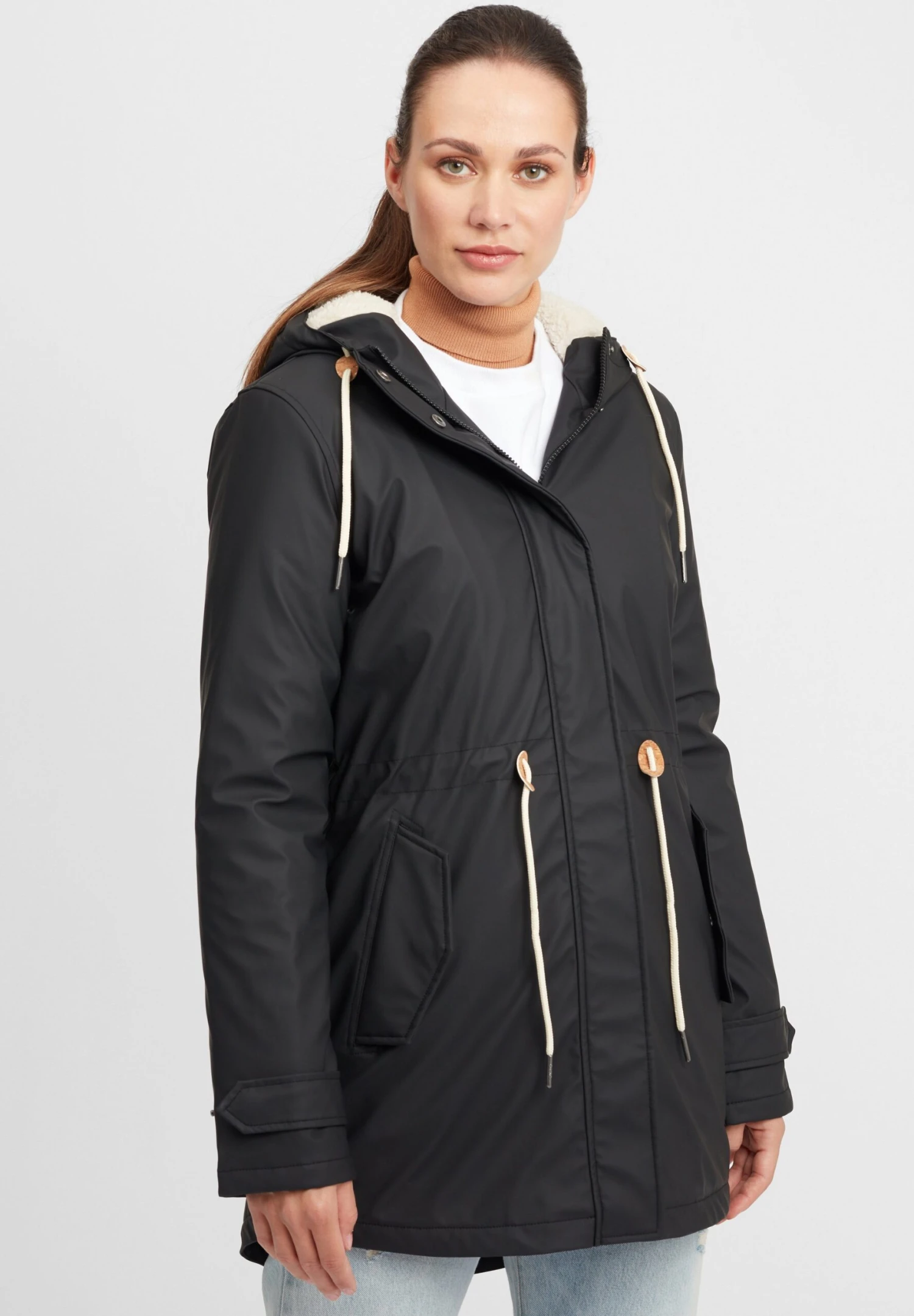 OXMO Oxjolina - Parka - Black 1 OXMO Oxjolina - Parka - Black