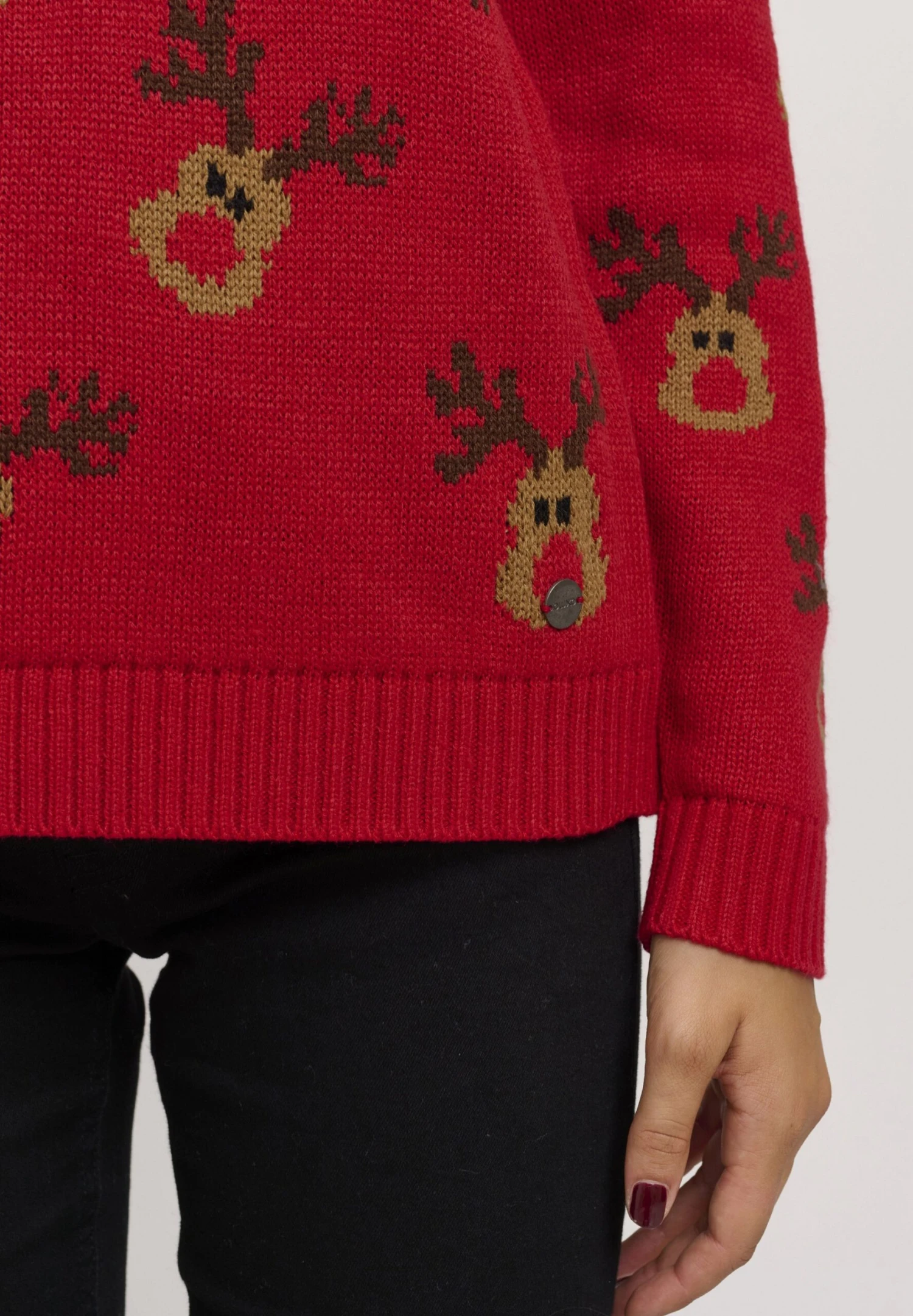 OXMO Oxchristel - Jersey De Punto - Chinese Red 5 OXMO Oxchristel - Jersey De Punto - Chinese Red - Imagen 5