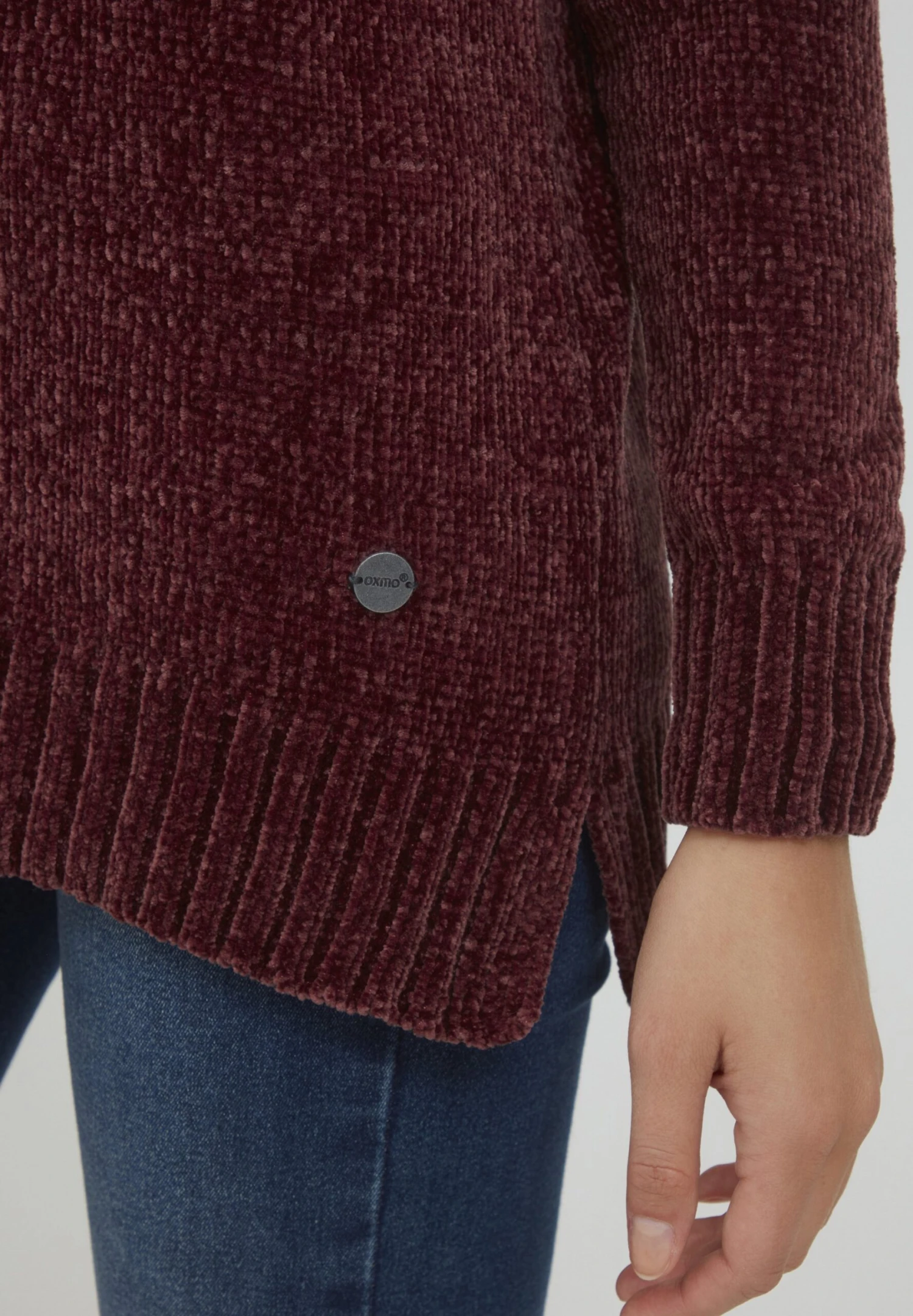 OXMO Oxelvina - Jersey De Punto - Wine Red 5 OXMO Oxelvina - Jersey De Punto - Wine Red - Imagen 5