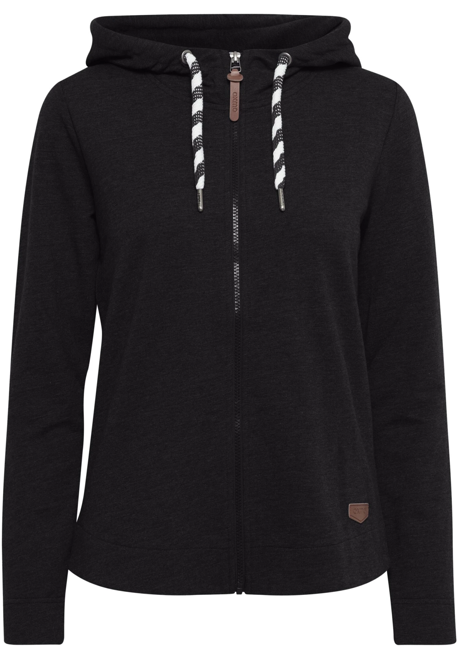 OXMO Oxwanda - Sudadera Con Cremallera - Black 6 OXMO Oxwanda - Sudadera Con Cremallera - Black - Imagen 6