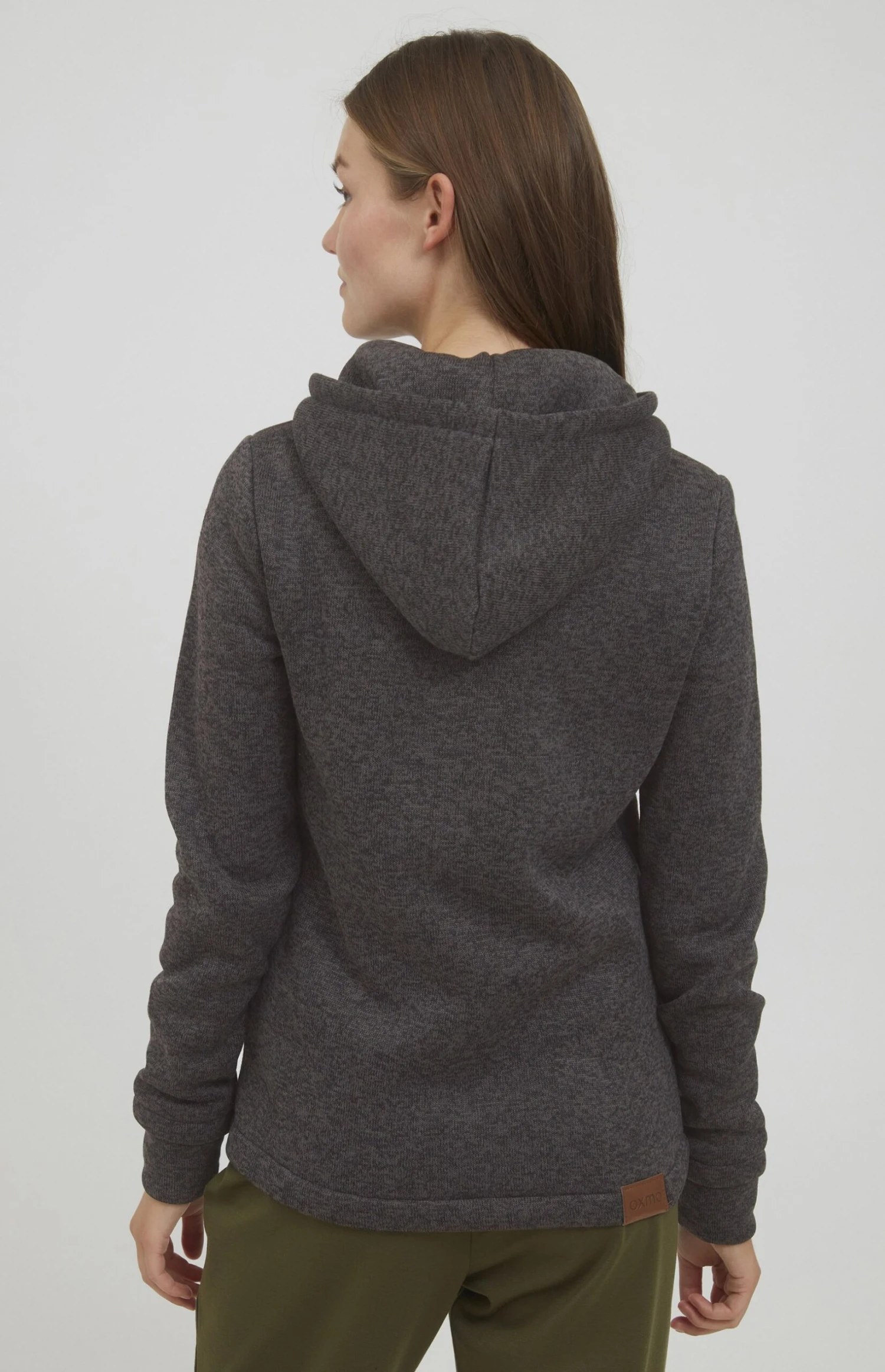 OXMO Oxthory - Sudadera Con Cremallera - True Black 3 OXMO Oxthory - Sudadera Con Cremallera - True Black - Imagen 3