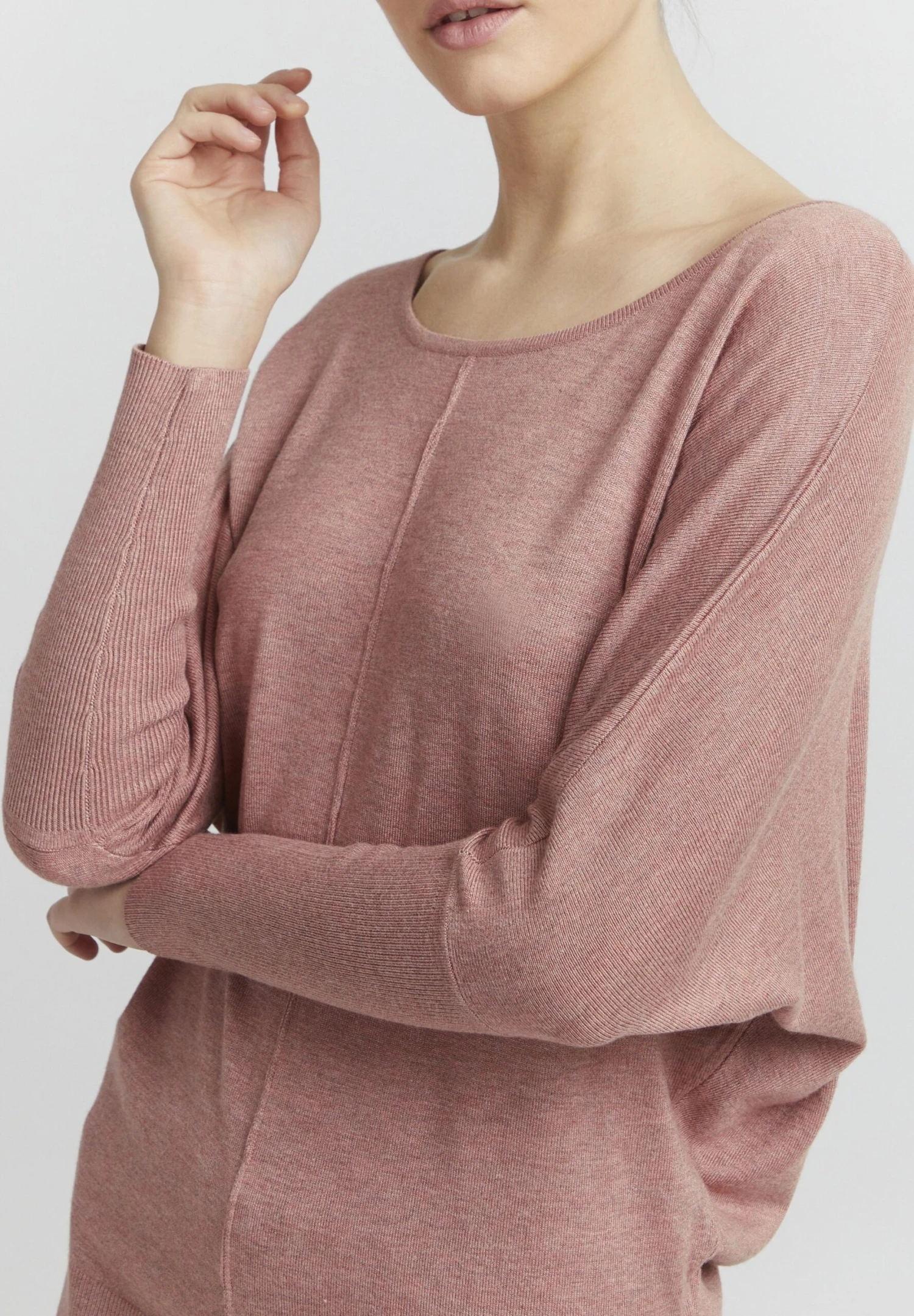 OXMO Oxherdis - Jersey De Punto - Ash Rose Melange 5 OXMO Oxherdis - Jersey De Punto - Ash Rose Melange - Imagen 5