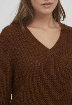 OXMO Oxlavea - Jersey De Punto - Brown 9 OXMO Oxlavea - Jersey De Punto - Brown -OXMO Tienda En Línea 9d4106537f264bc18dae8b106f9143ce