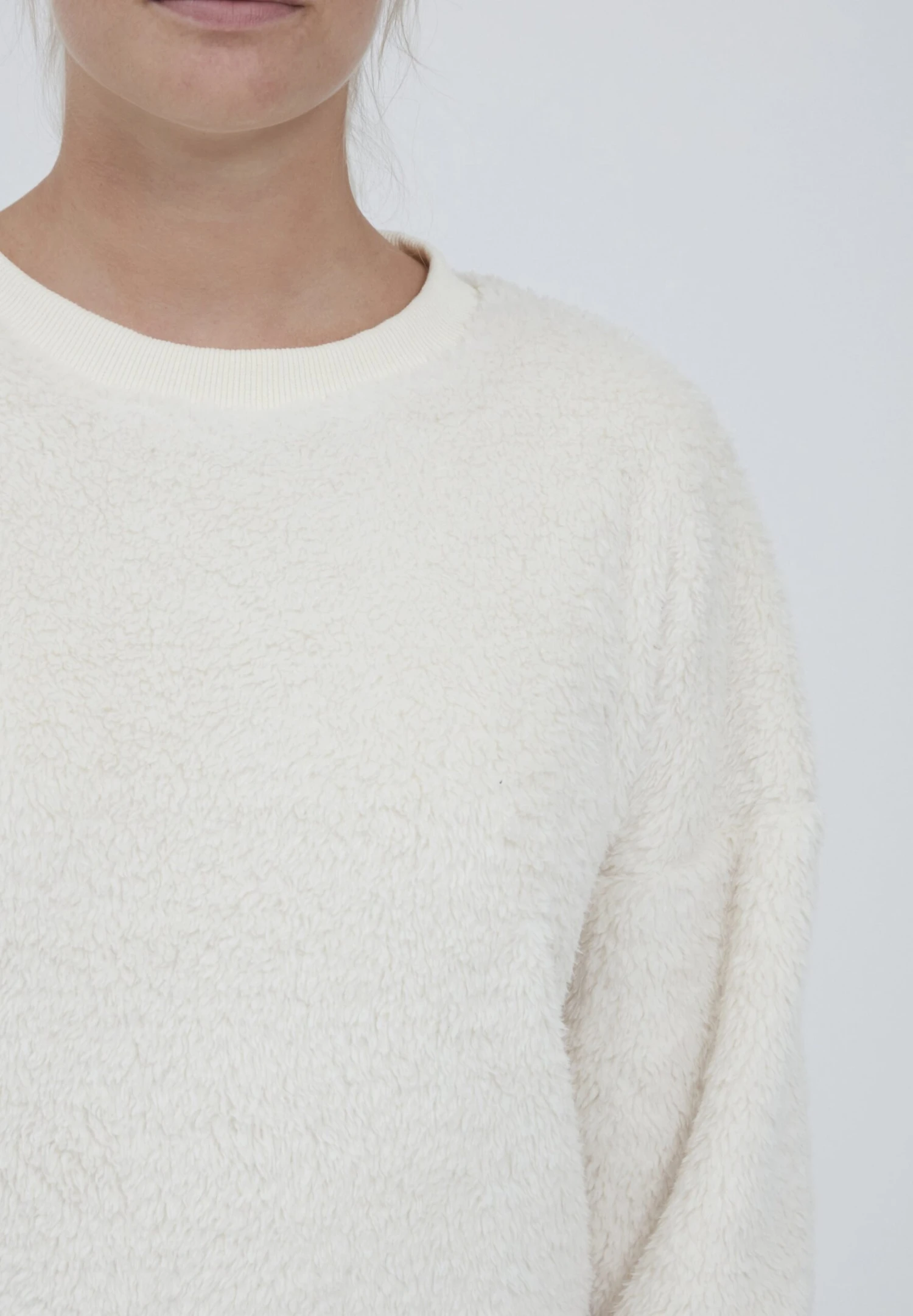 OXMO Oxannica - Jersey De Punto - Cloud Dancer 4 OXMO Oxannica - Jersey De Punto - Cloud Dancer - Imagen 4