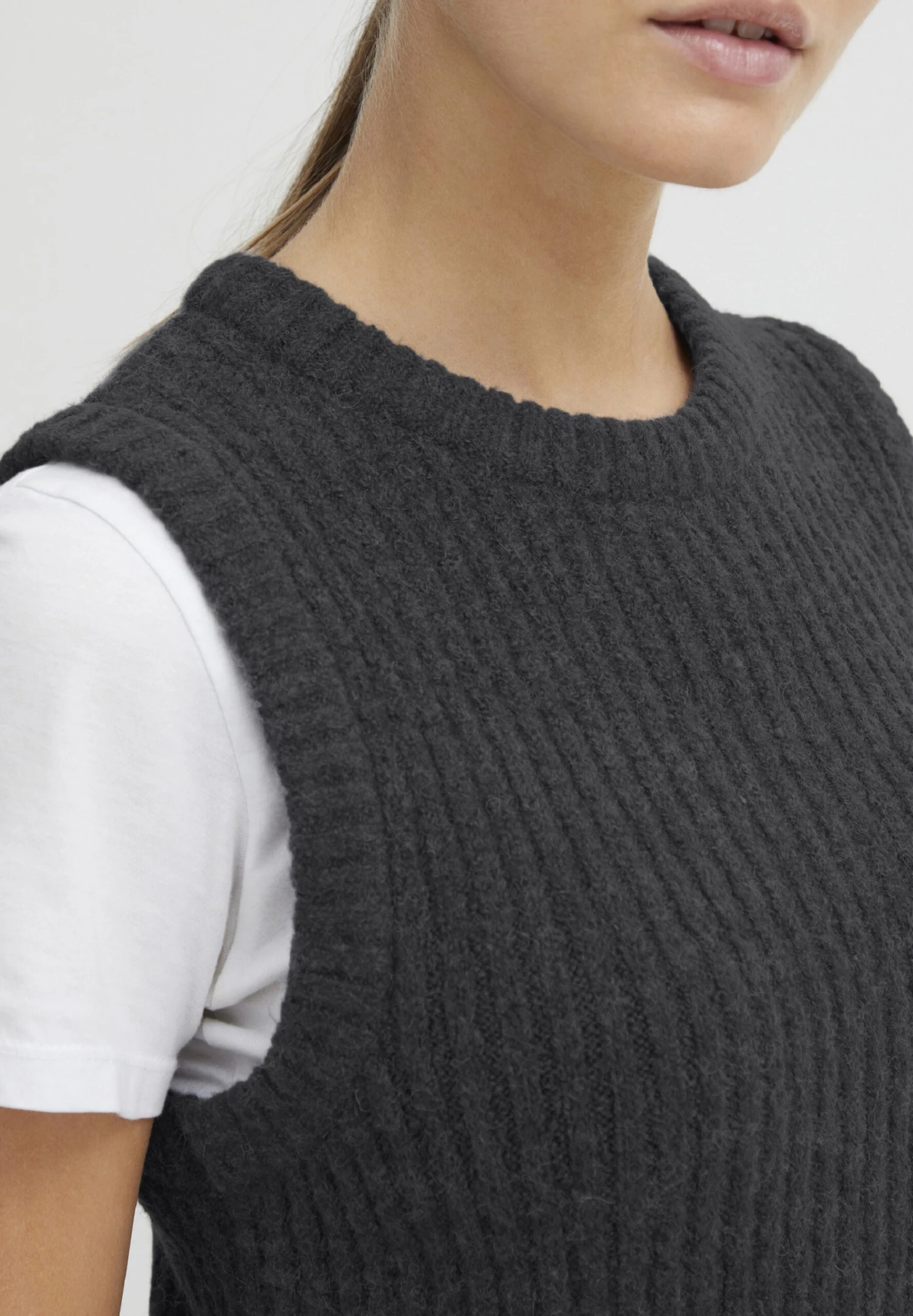 OXMO Oxsalis - Jersey De Punto - Blackened Pearl Melange 4 OXMO Oxsalis - Jersey De Punto - Blackened Pearl Melange - Imagen 4