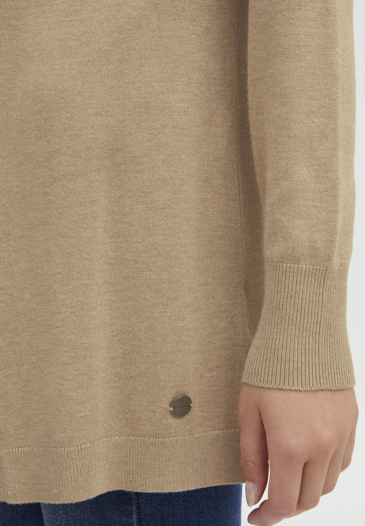 OXMO Oxkat - Chaqueta De Punto - Cement Melange 5 OXMO Oxkat - Chaqueta De Punto - Cement Melange - Imagen 5