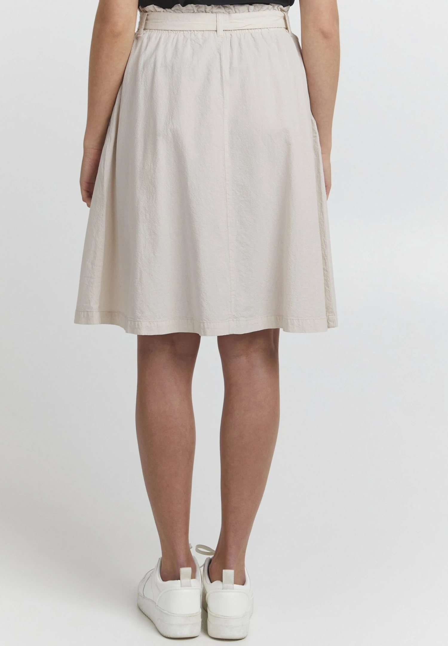 OXMO Lerke - Falda Acampanada - Oatmeal 3 OXMO Lerke - Falda Acampanada - Oatmeal - Imagen 3