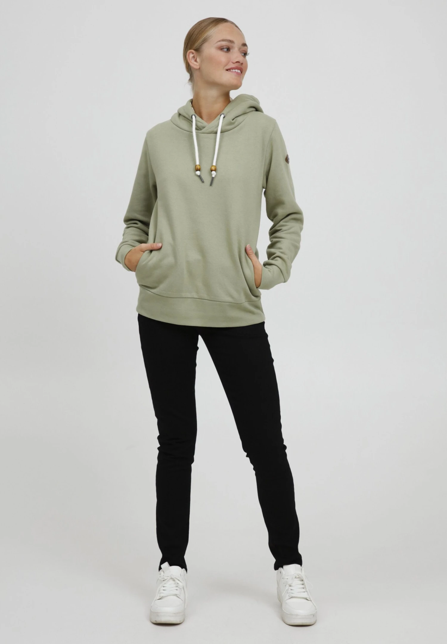 OXMO Oxulrika - Jersey Con Capucha - Seagrass 2 OXMO Oxulrika - Jersey Con Capucha - Seagrass - Imagen 2