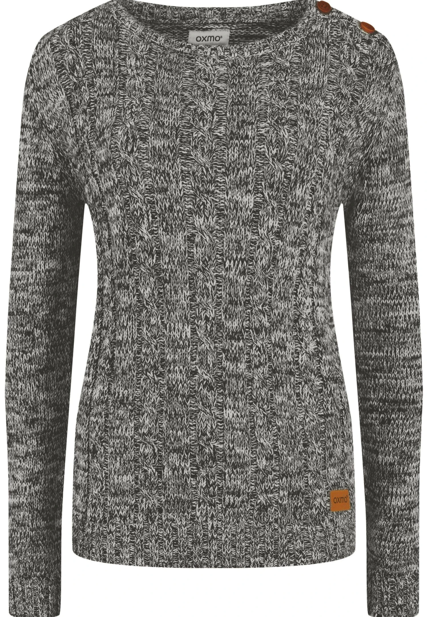 OXMO Oxphia - Jersey De Punto - Dark Grey 6 OXMO Oxphia - Jersey De Punto - Dark Grey - Imagen 6