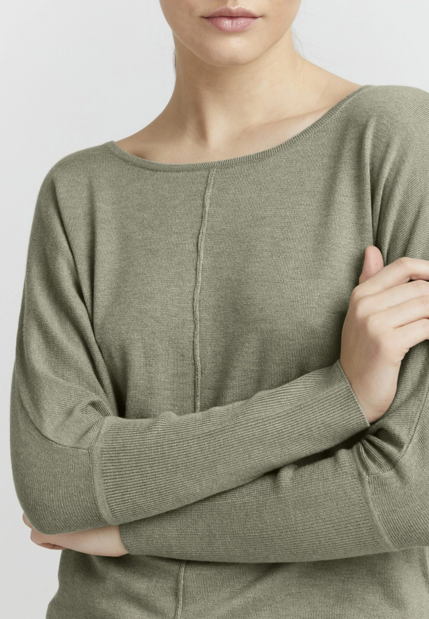 OXMO Oxherdis - Jersey De Punto - Seagrass Melange 4 OXMO Oxherdis - Jersey De Punto - Seagrass Melange - Imagen 4