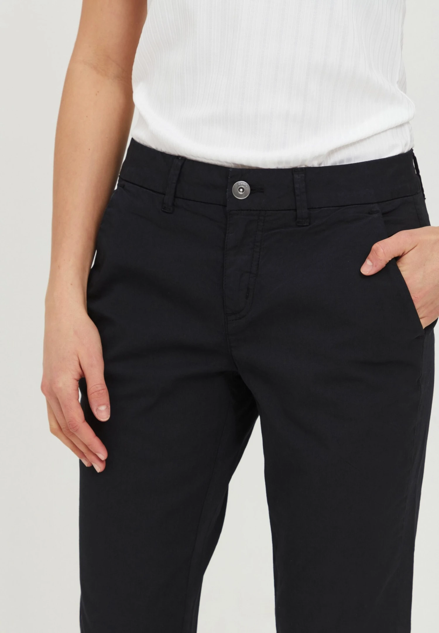 OXMO Chilli - Pantalones Chinos - Black 4 OXMO Chilli - Pantalones Chinos - Black - Imagen 4