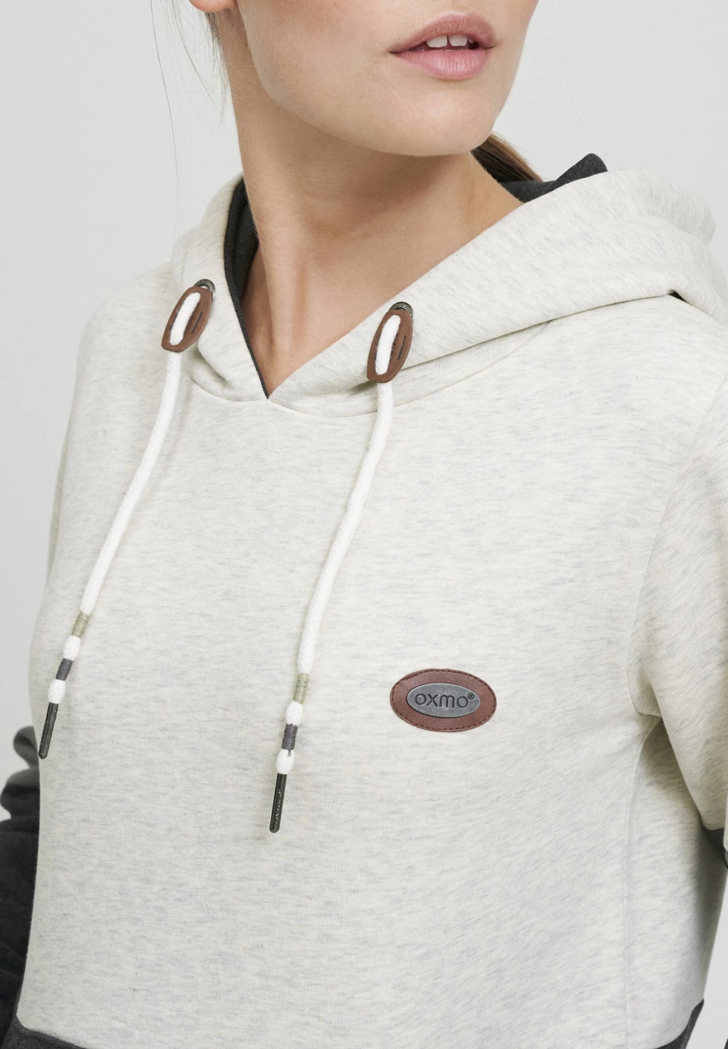 OXMO Oxkathrine - Sudadera - Oyster Grey Melange 4 OXMO Oxkathrine - Sudadera - Oyster Grey Melange - Imagen 4