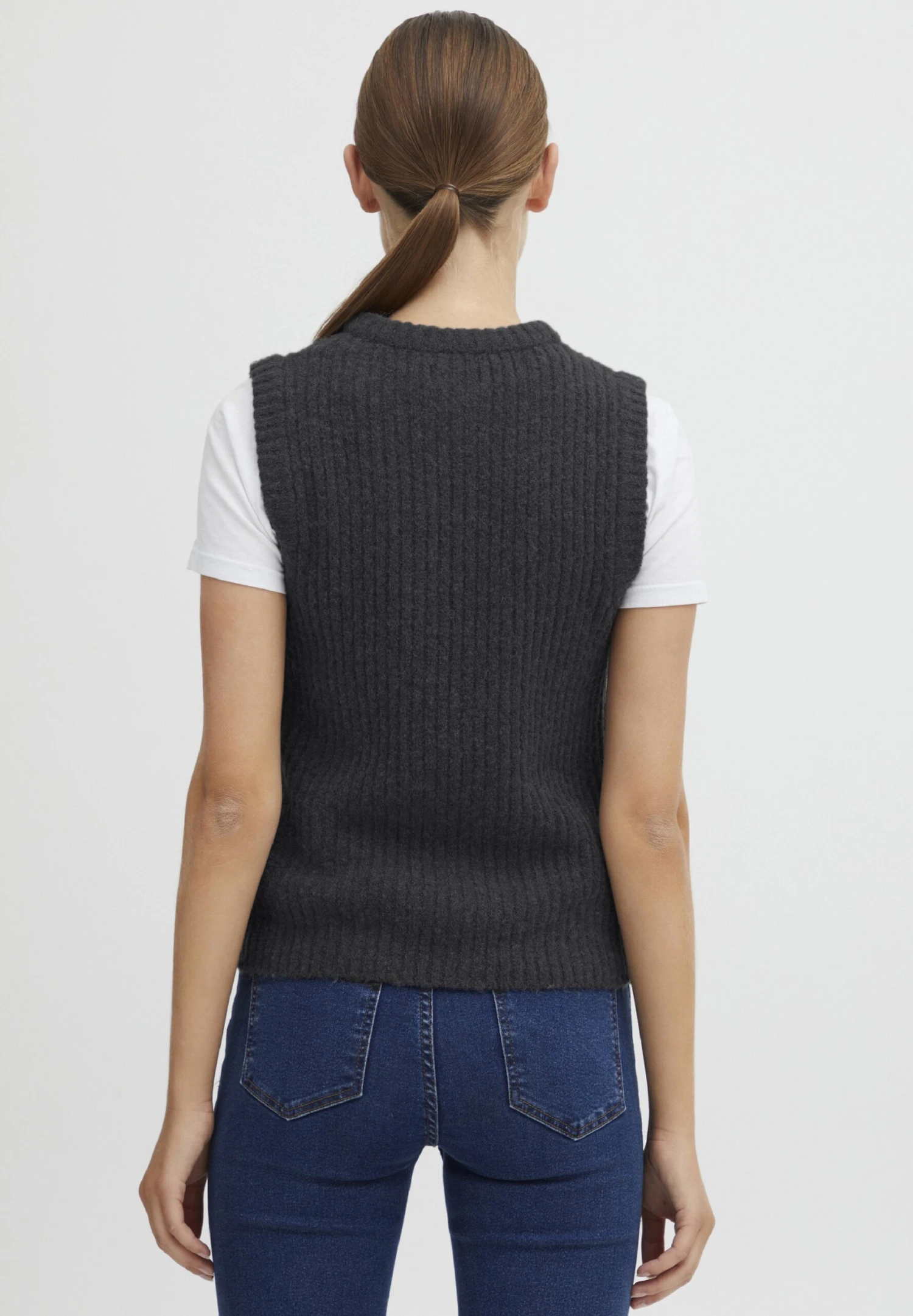 OXMO Oxsalis - Jersey De Punto - Blackened Pearl Melange 3 OXMO Oxsalis - Jersey De Punto - Blackened Pearl Melange - Imagen 3