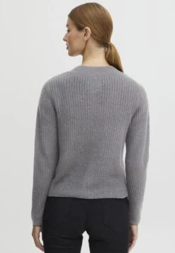 OXMO Oxnorene - Chaqueta De Punto - Mid Grey Melange 9 OXMO Oxnorene - Chaqueta De Punto - Mid Grey Melange -OXMO Tienda En Línea a6e2969365e24d319557fbb074c27c82