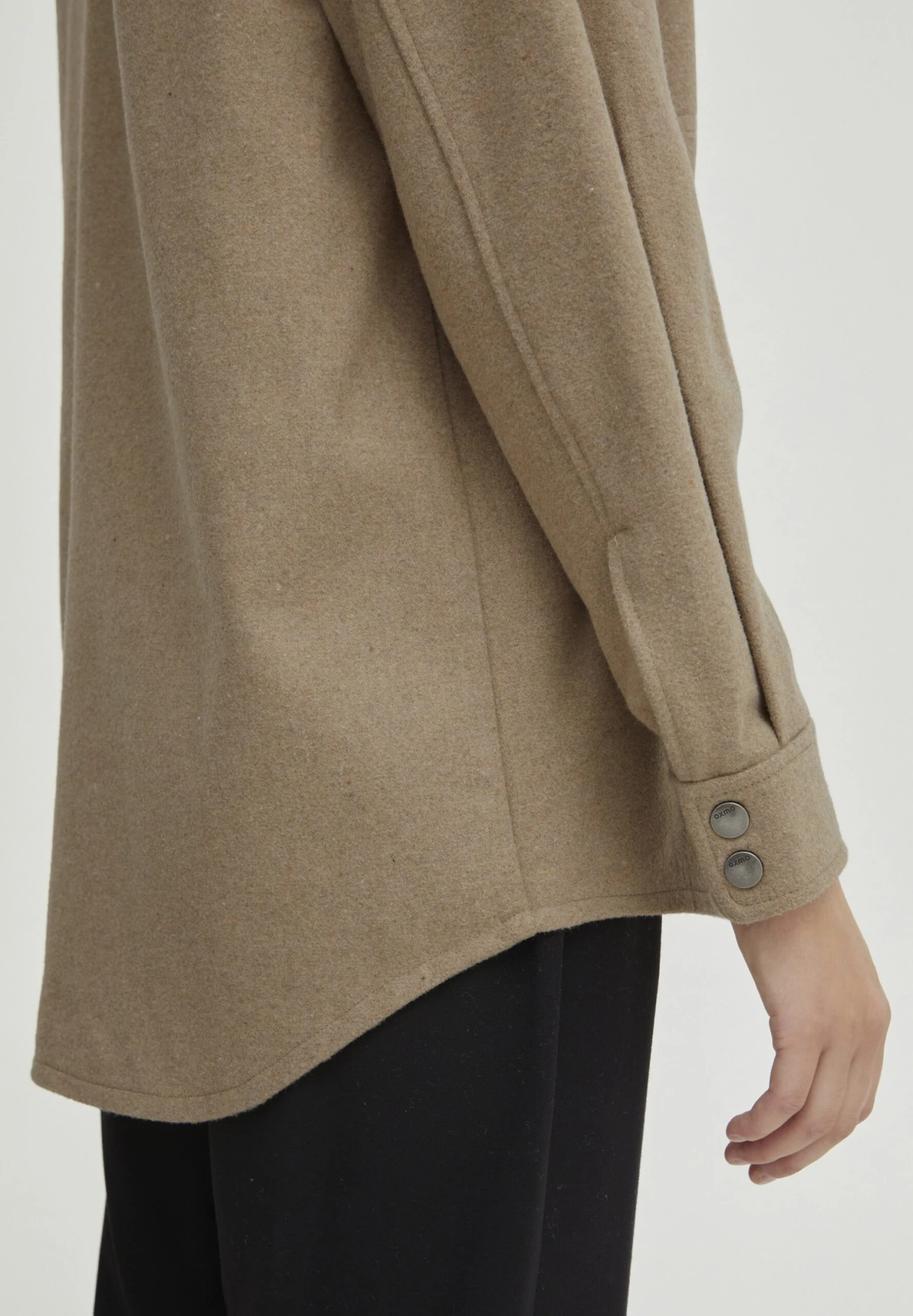 OXMO Valen - Chaqueta De Punto - Dune Melange 5 OXMO Valen - Chaqueta De Punto - Dune Melange - Imagen 5