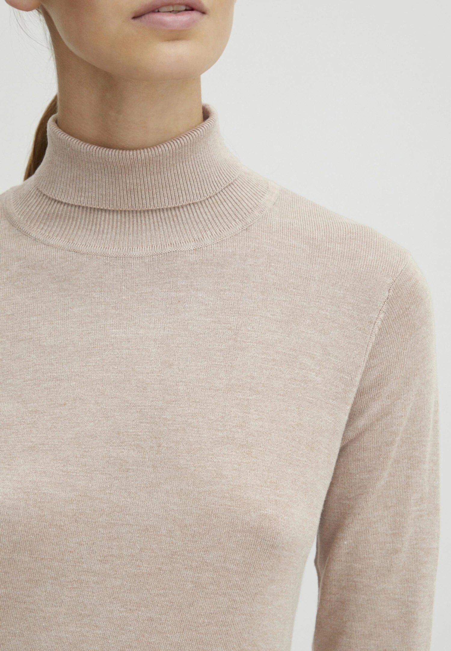 OXMO Katja - Jersey De Punto - Cement Melange 4 OXMO Katja - Jersey De Punto - Cement Melange - Imagen 4