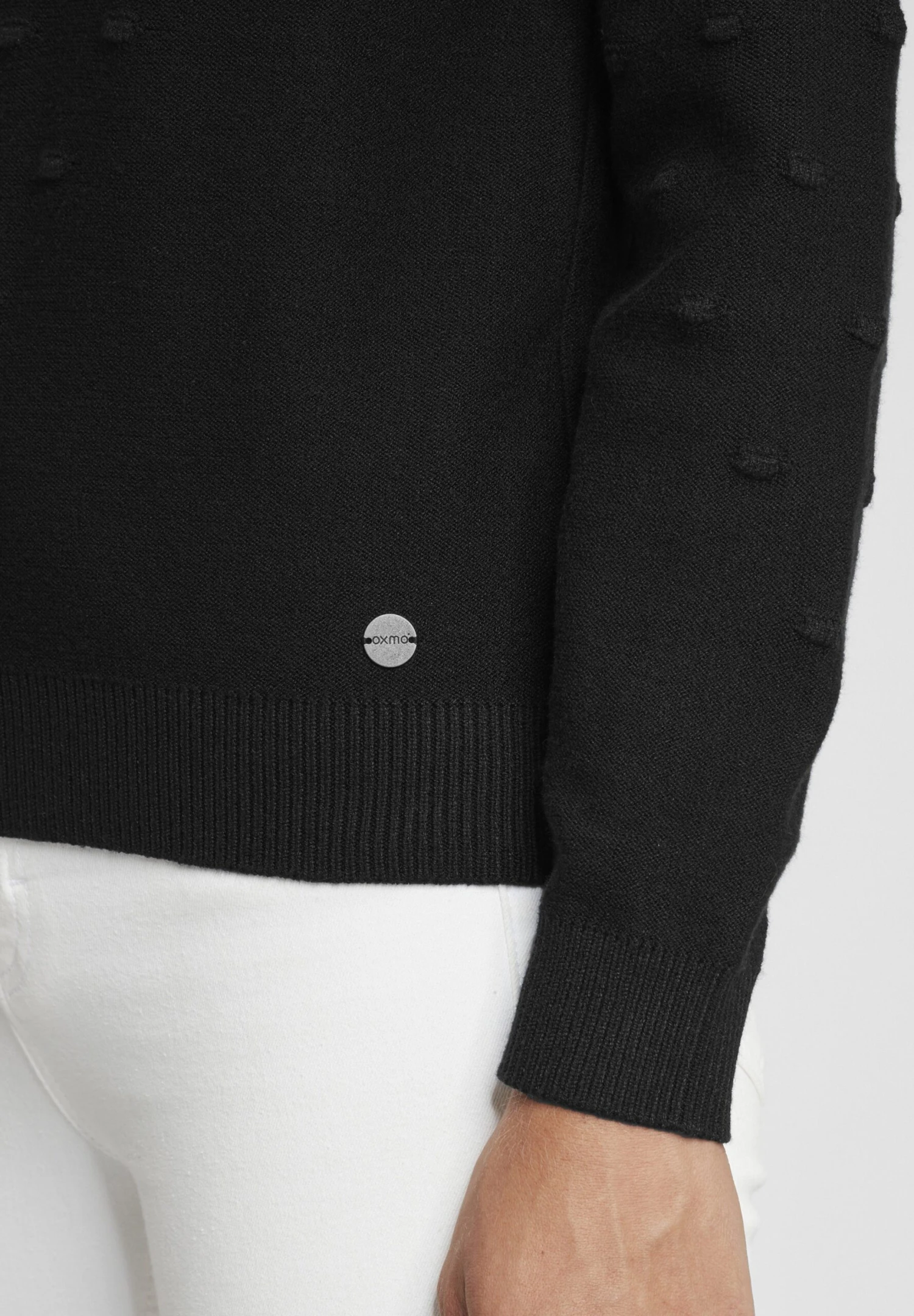 OXMO Oxdotta - Jersey De Punto - Black 5 OXMO Oxdotta - Jersey De Punto - Black - Imagen 5