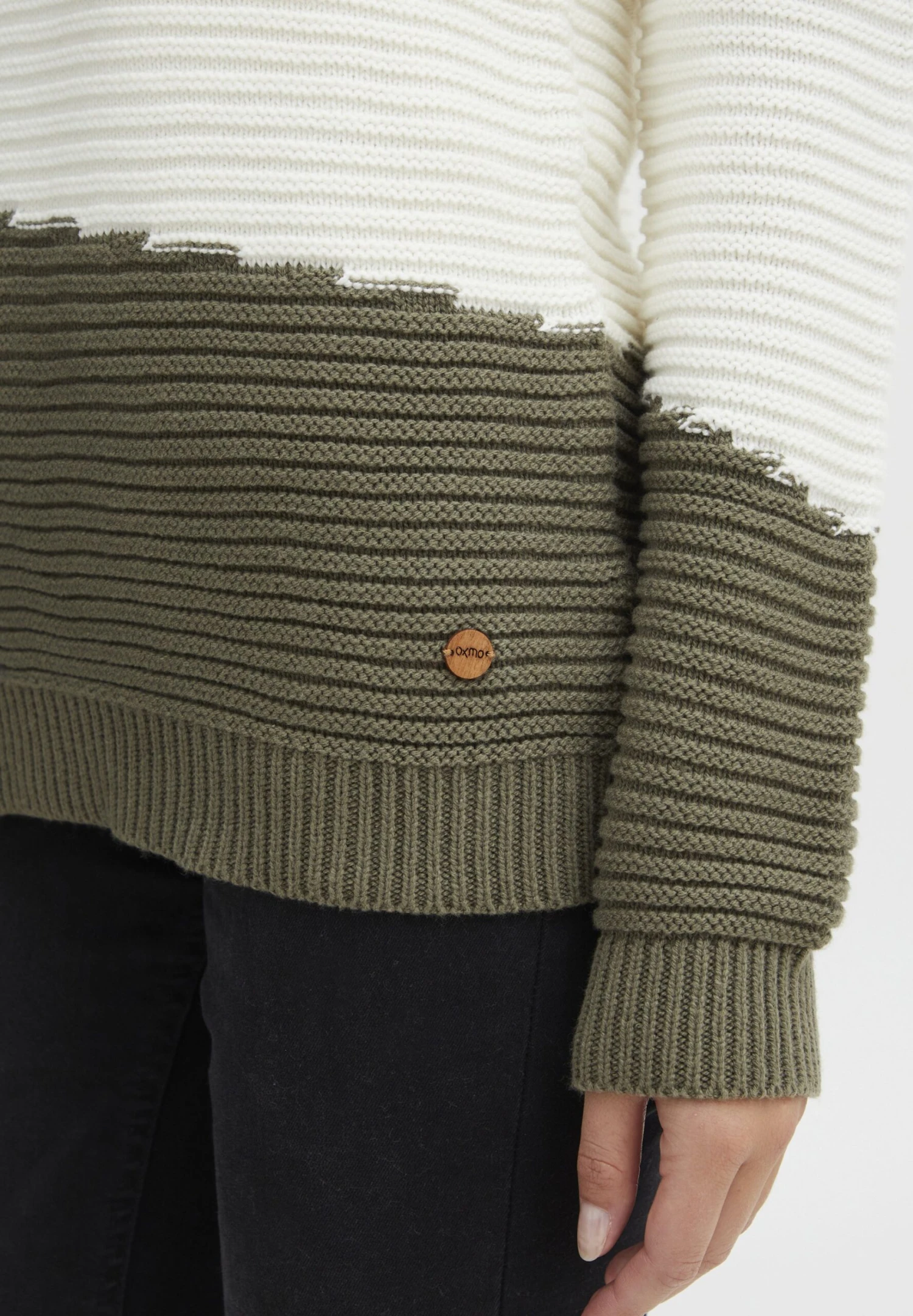 OXMO Oxolma - Jersey De Punto - Hedge Green 5 OXMO Oxolma - Jersey De Punto - Hedge Green - Imagen 5