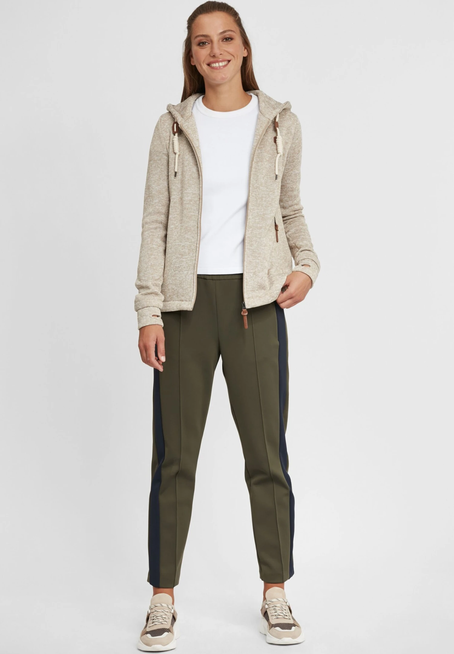 OXMO Oxthory - Sudadera Con Cremallera - Dune 2 OXMO Oxthory - Sudadera Con Cremallera - Dune - Imagen 2