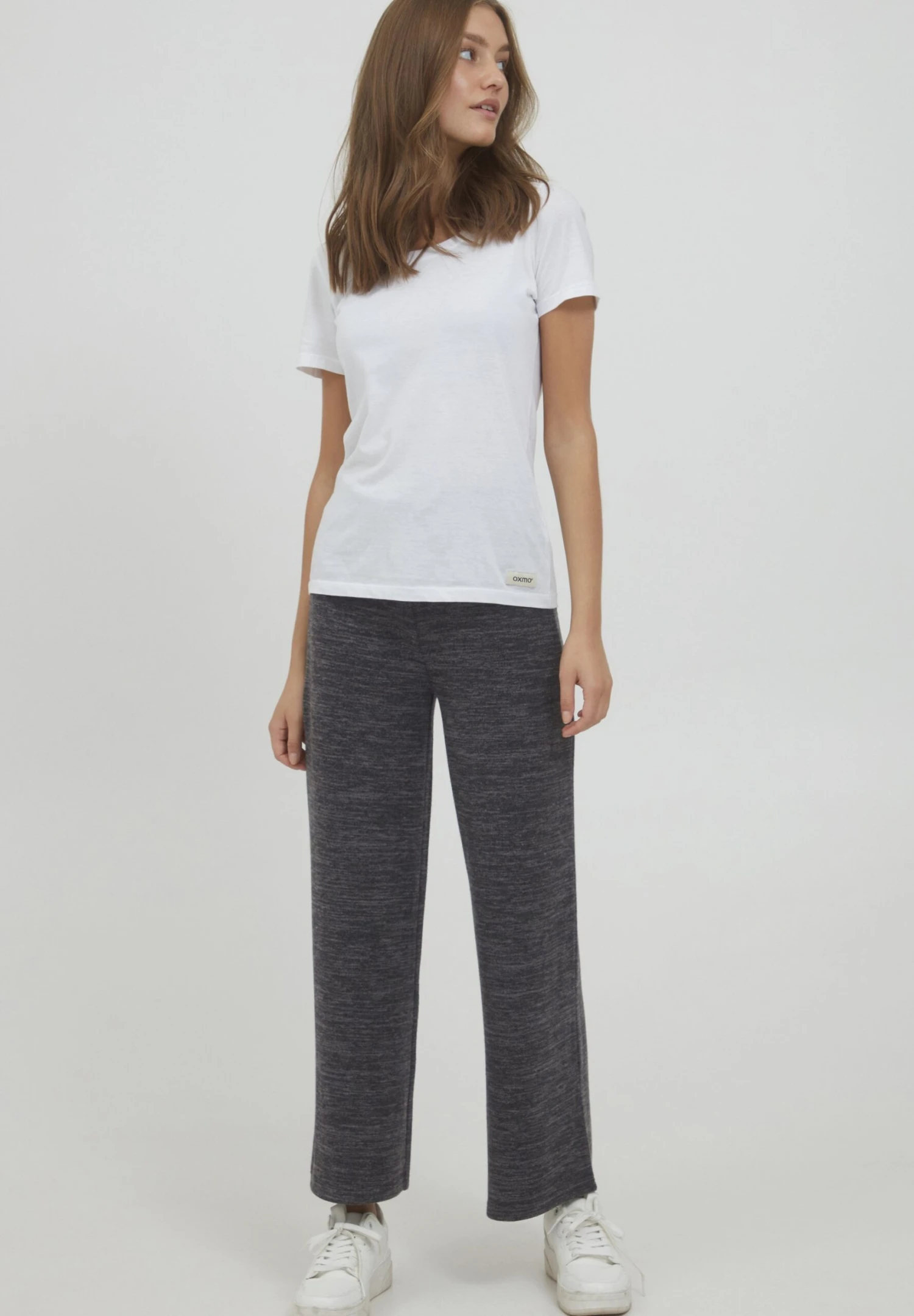 OXMO Oxberenice - Pantalones Deportivos - Dark Grey Melange 2 OXMO Oxberenice - Pantalones Deportivos - Dark Grey Melange - Imagen 2