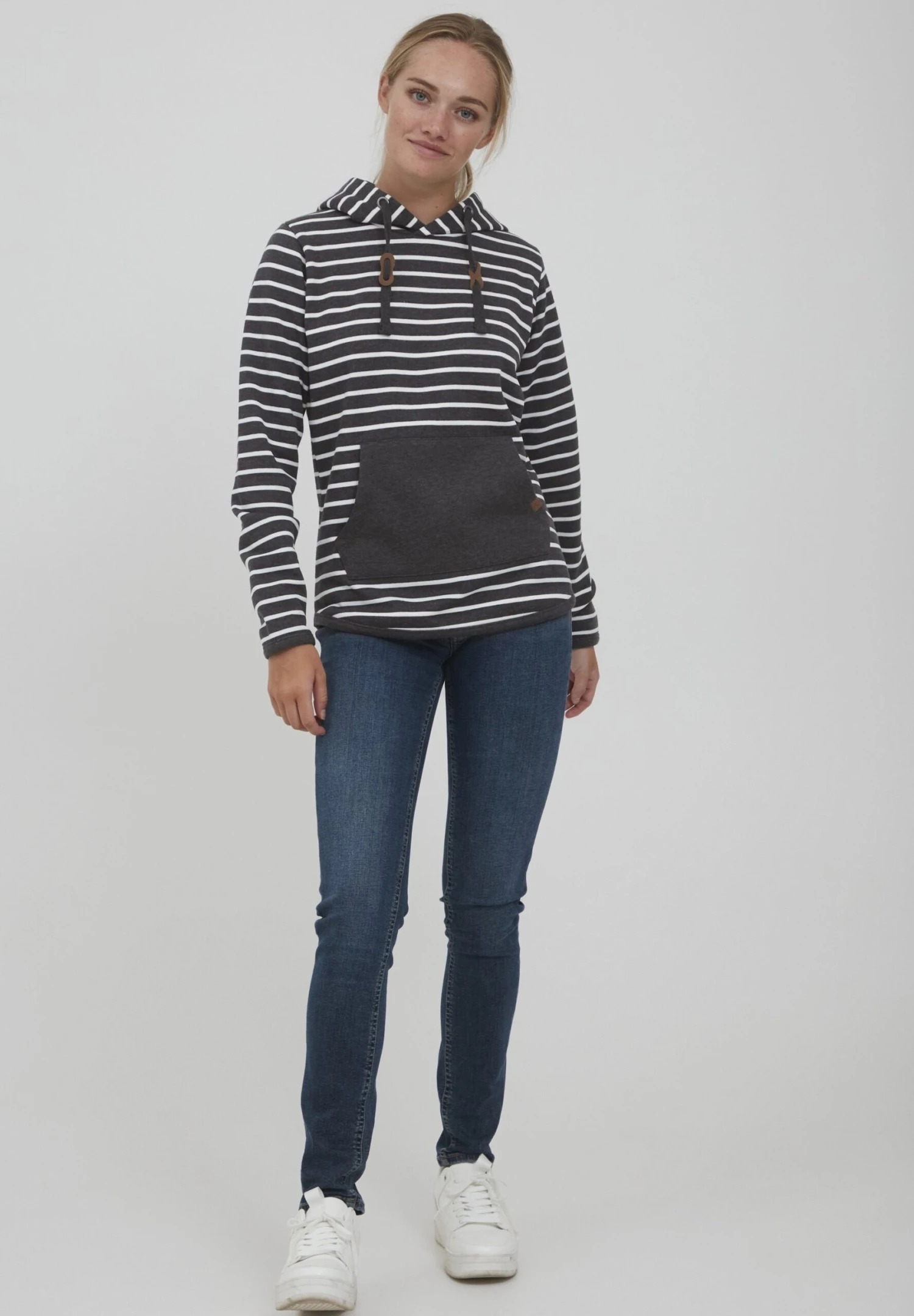 OXMO Oxcarina - Jersey Con Capucha - Charcoal Mix 2 OXMO Oxcarina - Jersey Con Capucha - Charcoal Mix - Imagen 2