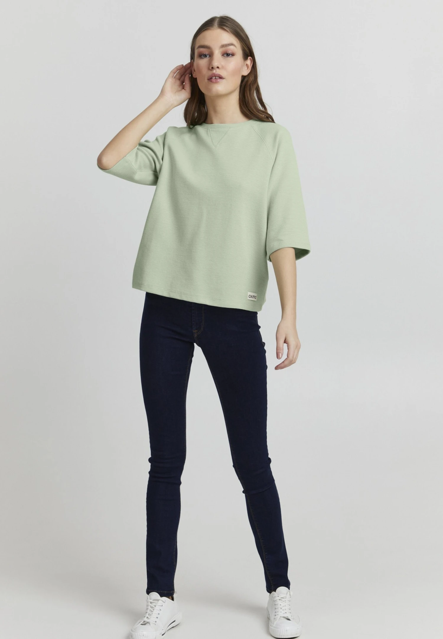 OXMO Jonne - Camiseta Básica - Frosty Green 2 OXMO Jonne - Camiseta Básica - Frosty Green - Imagen 2