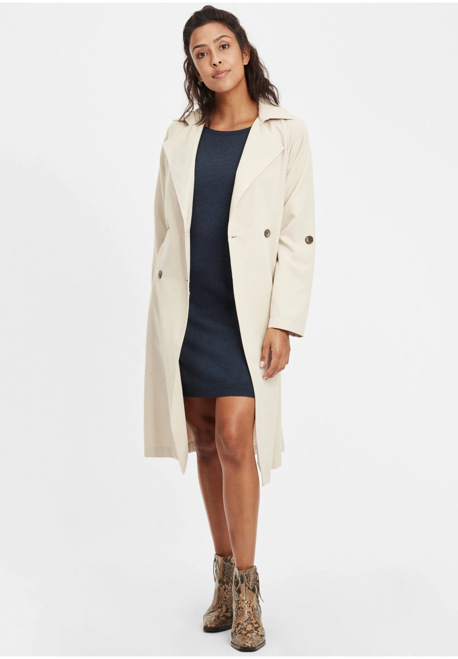 OXMO Oxella - Vestido De Punto - Ins Bl Mel 2 OXMO Oxella - Vestido De Punto - Ins Bl Mel - Imagen 2