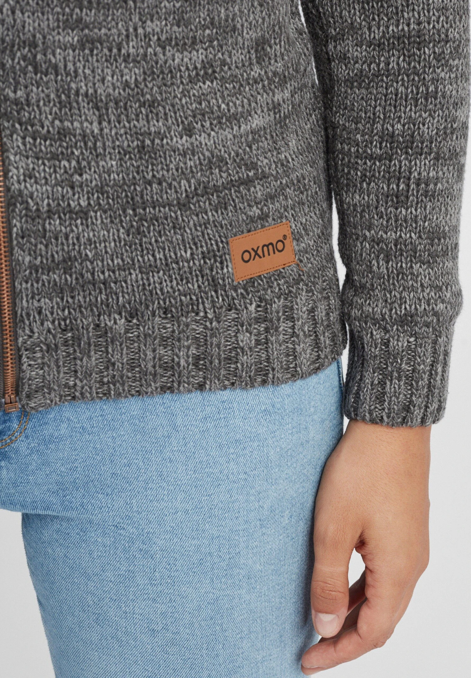 OXMO Oxphenix - Chaqueta De Punto - Dark Grey 5 OXMO Oxphenix - Chaqueta De Punto - Dark Grey - Imagen 5