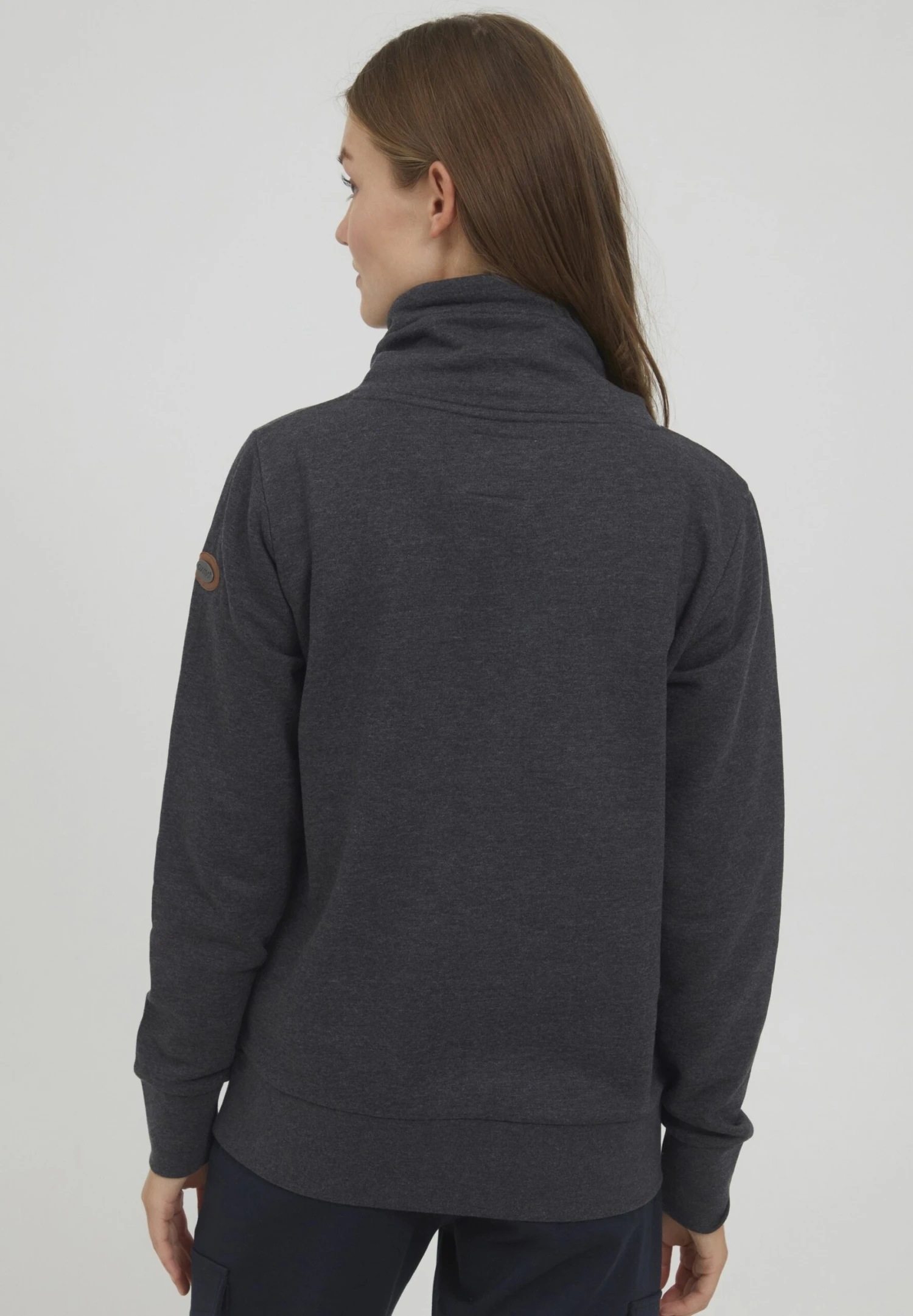 OXMO Oxudine - Sudadera - Dark Grey Melange 3 OXMO Oxudine - Sudadera - Dark Grey Melange - Imagen 3