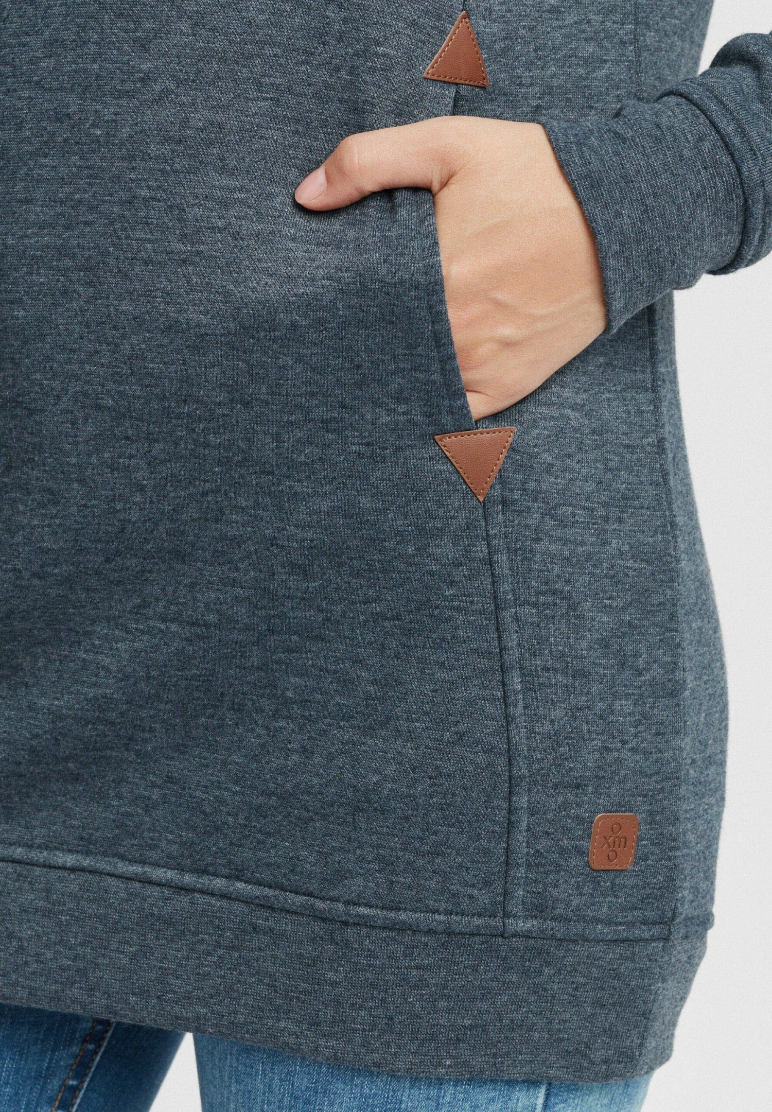 OXMO Oxvicky - Jersey Con Capucha - Ins Blu M 5 OXMO Oxvicky - Jersey Con Capucha - Ins Blu M - Imagen 5