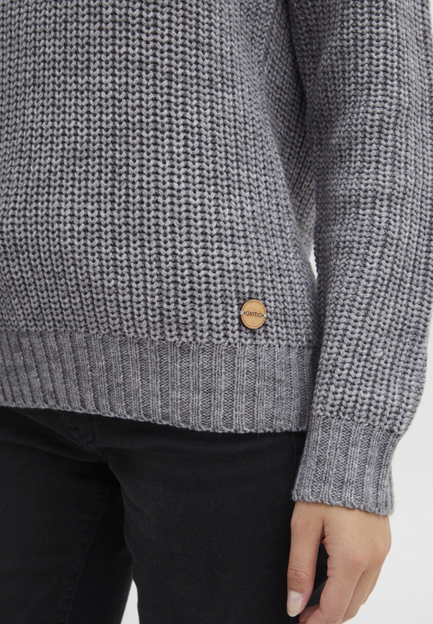 OXMO Nanny - Jersey De Punto - Medium Grey Melange 5 OXMO Nanny - Jersey De Punto - Medium Grey Melange - Imagen 5