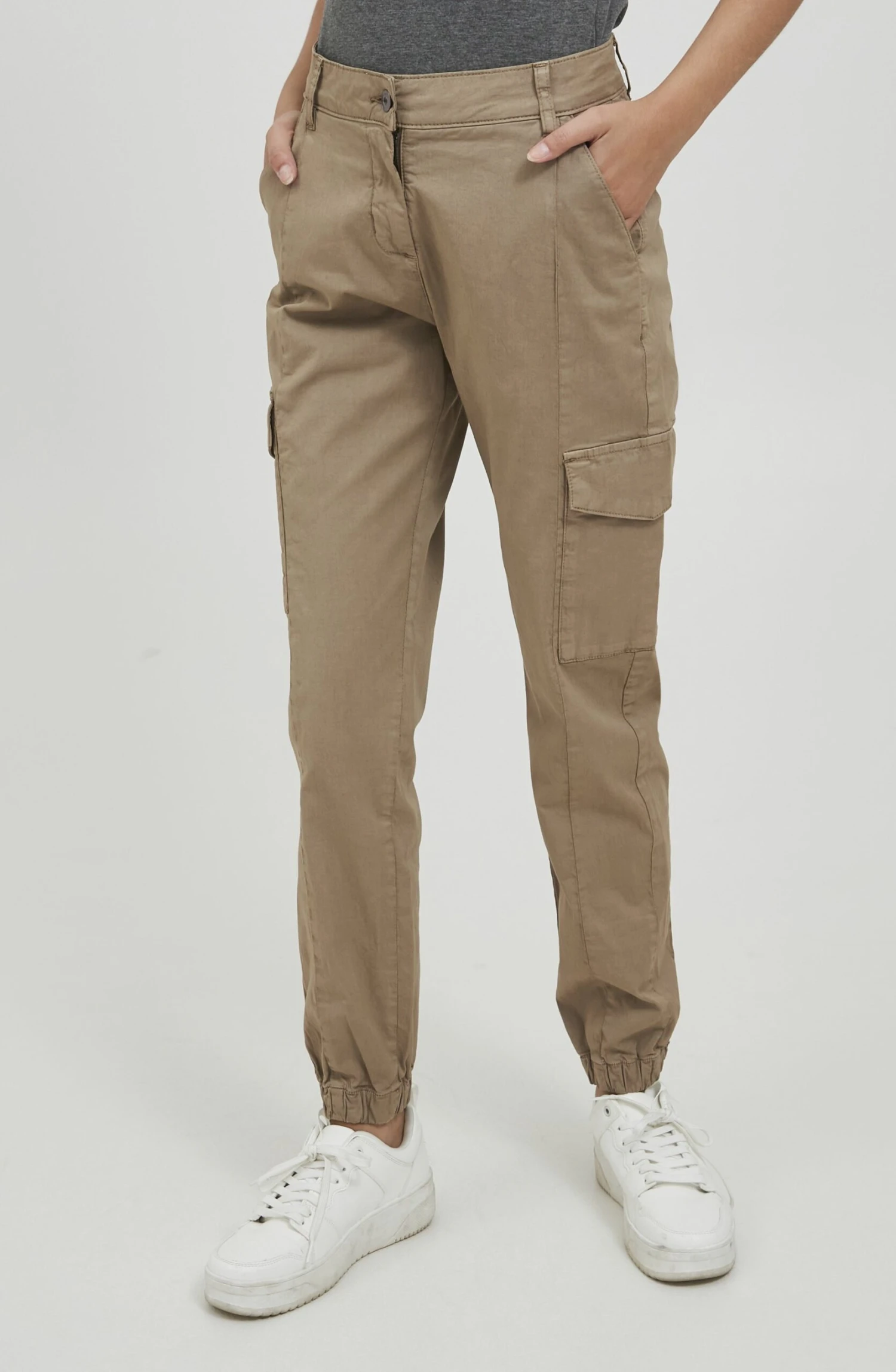 OXMO Oxcoco - Pantalones Cargo - Dune 1 OXMO Oxcoco - Pantalones Cargo - Dune