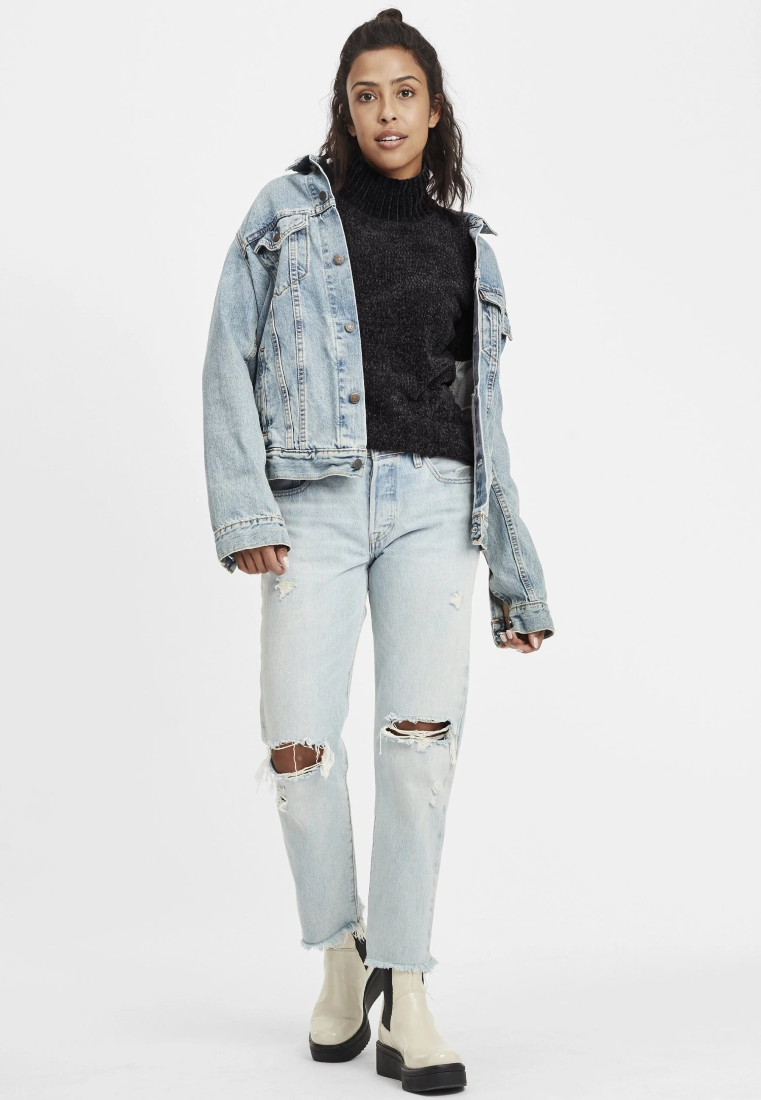 OXMO Oxestella - Jersey De Punto - Black 2 OXMO Oxestella - Jersey De Punto - Black - Imagen 2