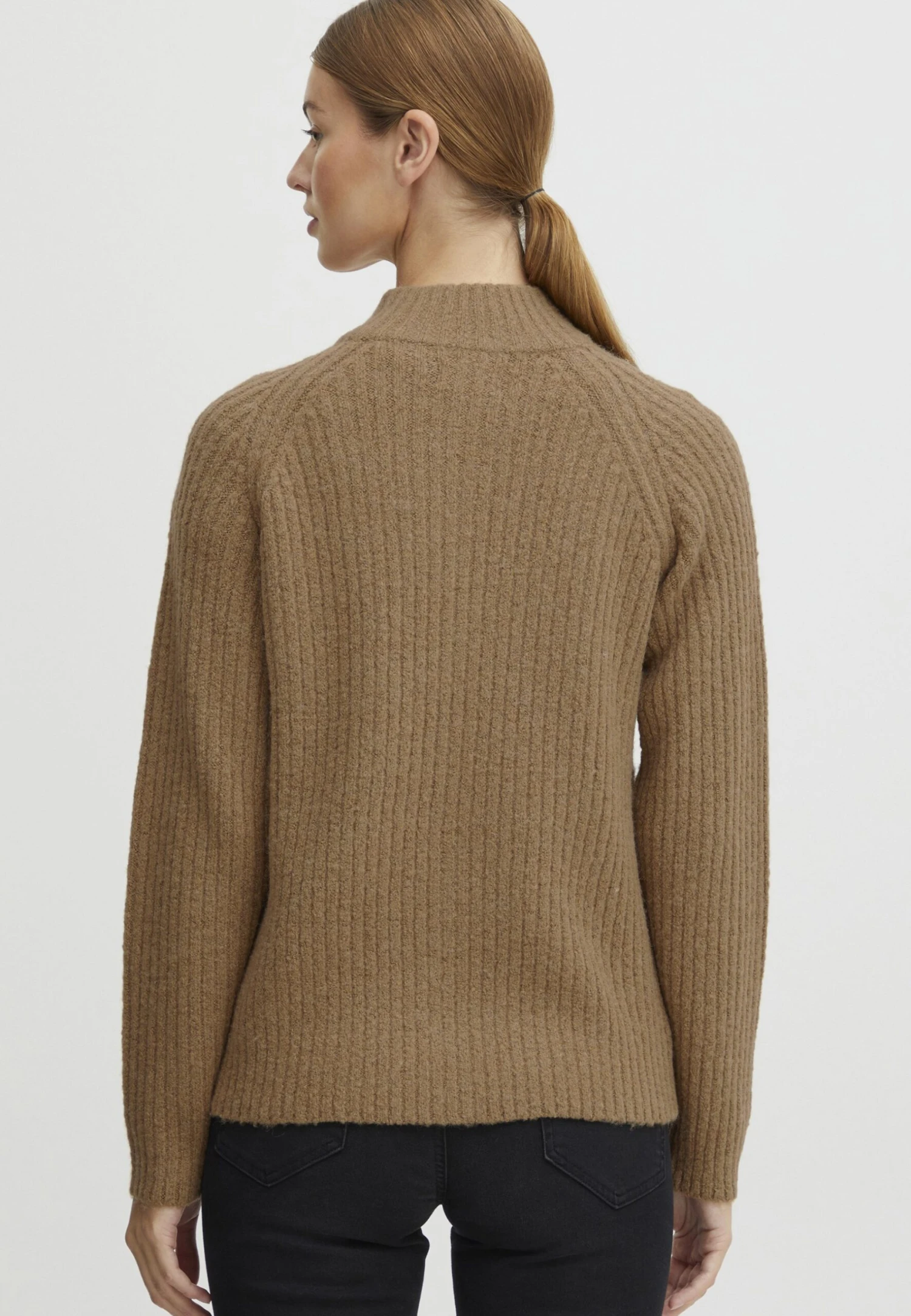 OXMO Sal - Chaqueta De Punto - Tannin Melange 3 OXMO Sal - Chaqueta De Punto - Tannin Melange - Imagen 3