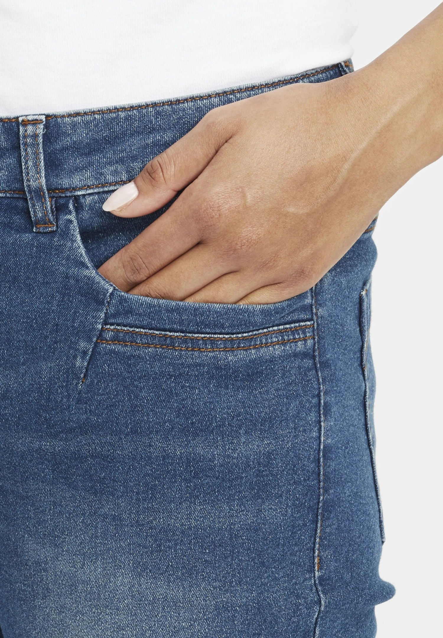 OXMO Oxirabelle - Vaqueros Slim Fit - Antique Blue 4 OXMO Oxirabelle - Vaqueros Slim Fit - Antique Blue - Imagen 4