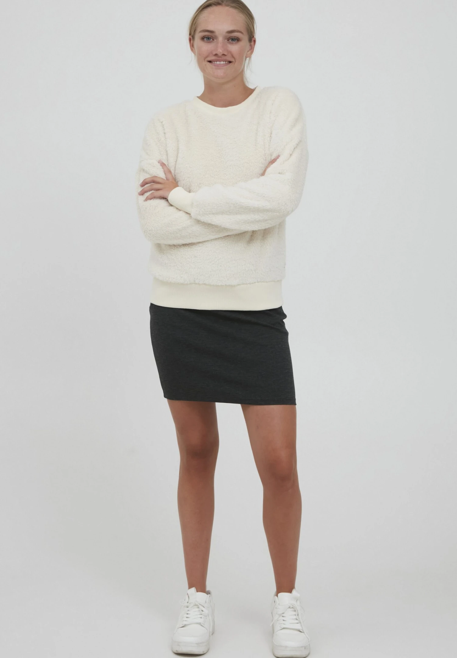 OXMO Oxannica - Jersey De Punto - Cloud Dancer 2 OXMO Oxannica - Jersey De Punto - Cloud Dancer - Imagen 2