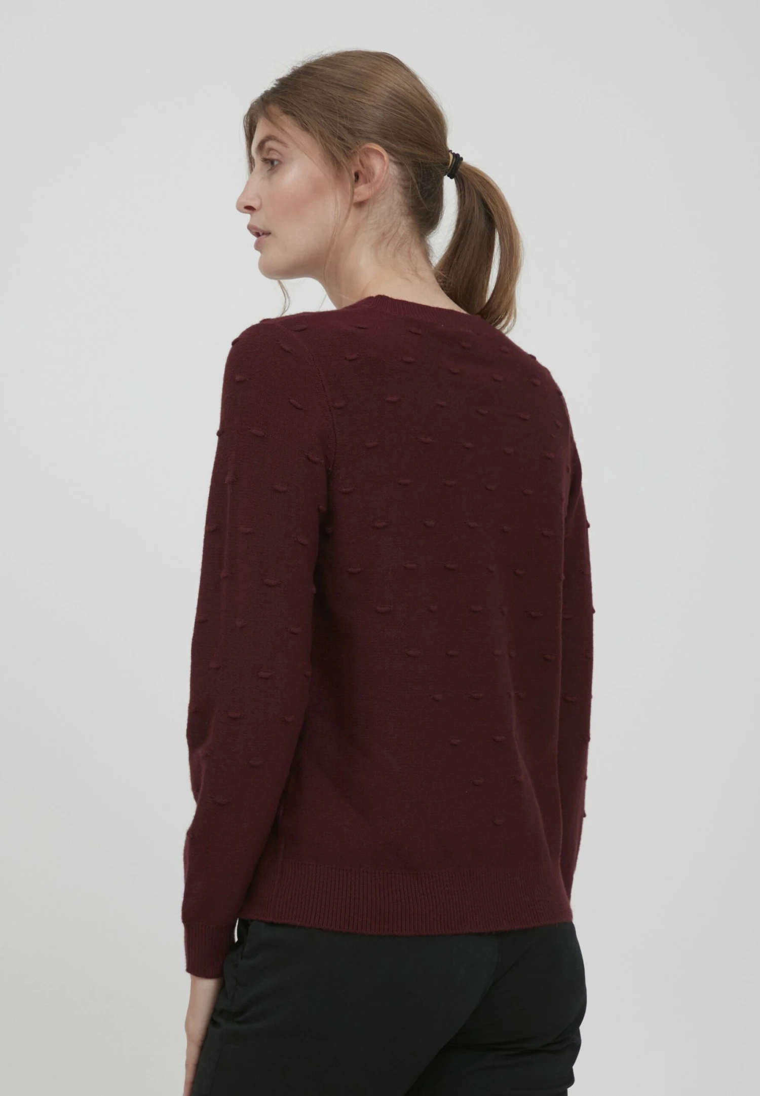 OXMO Oxdotta - Jersey De Punto - Chocolate Truffle 3 OXMO Oxdotta - Jersey De Punto - Chocolate Truffle - Imagen 3