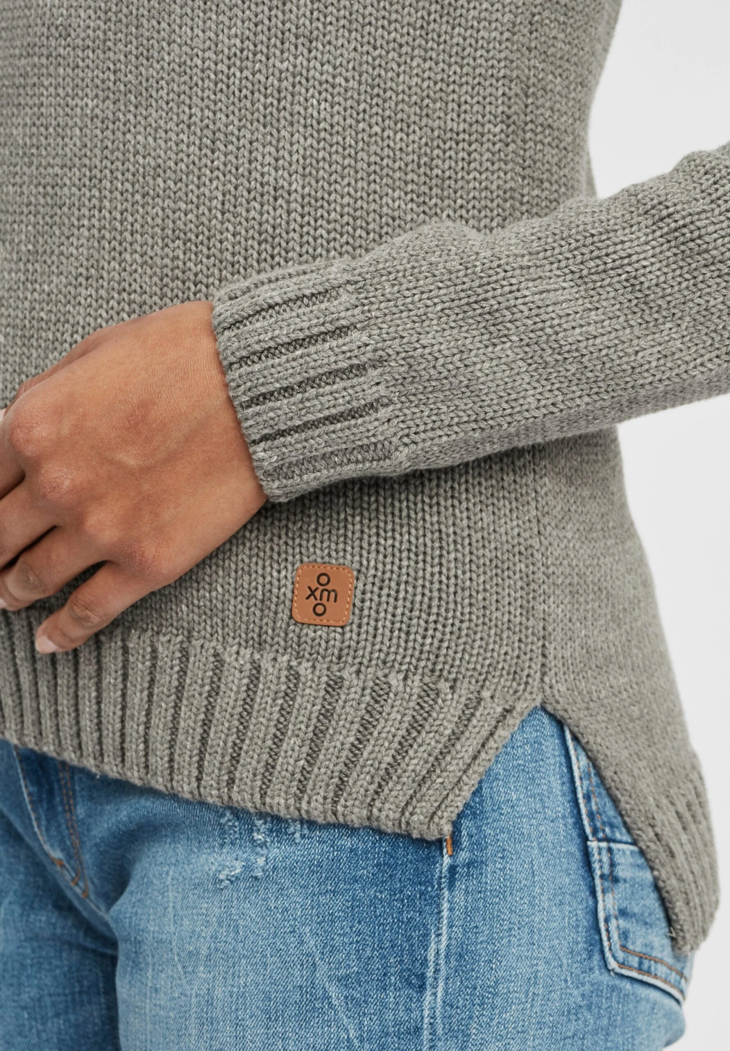 OXMO Oxpia - Jersey De Punto - Grey Mel 5 OXMO Oxpia - Jersey De Punto - Grey Mel - Imagen 5