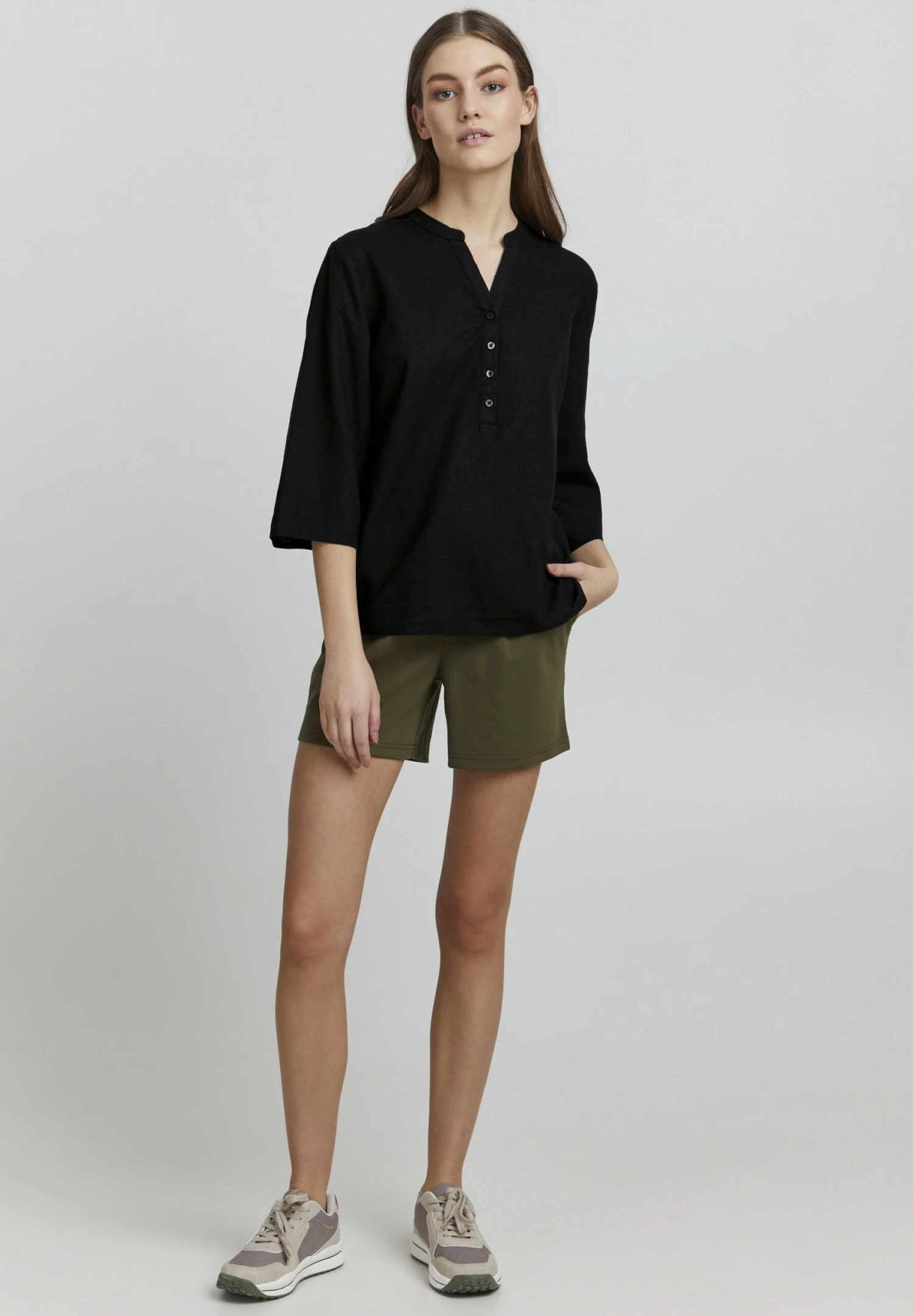 OXMO Oxanea - Blusa - Black 2 OXMO Oxanea - Blusa - Black - Imagen 2
