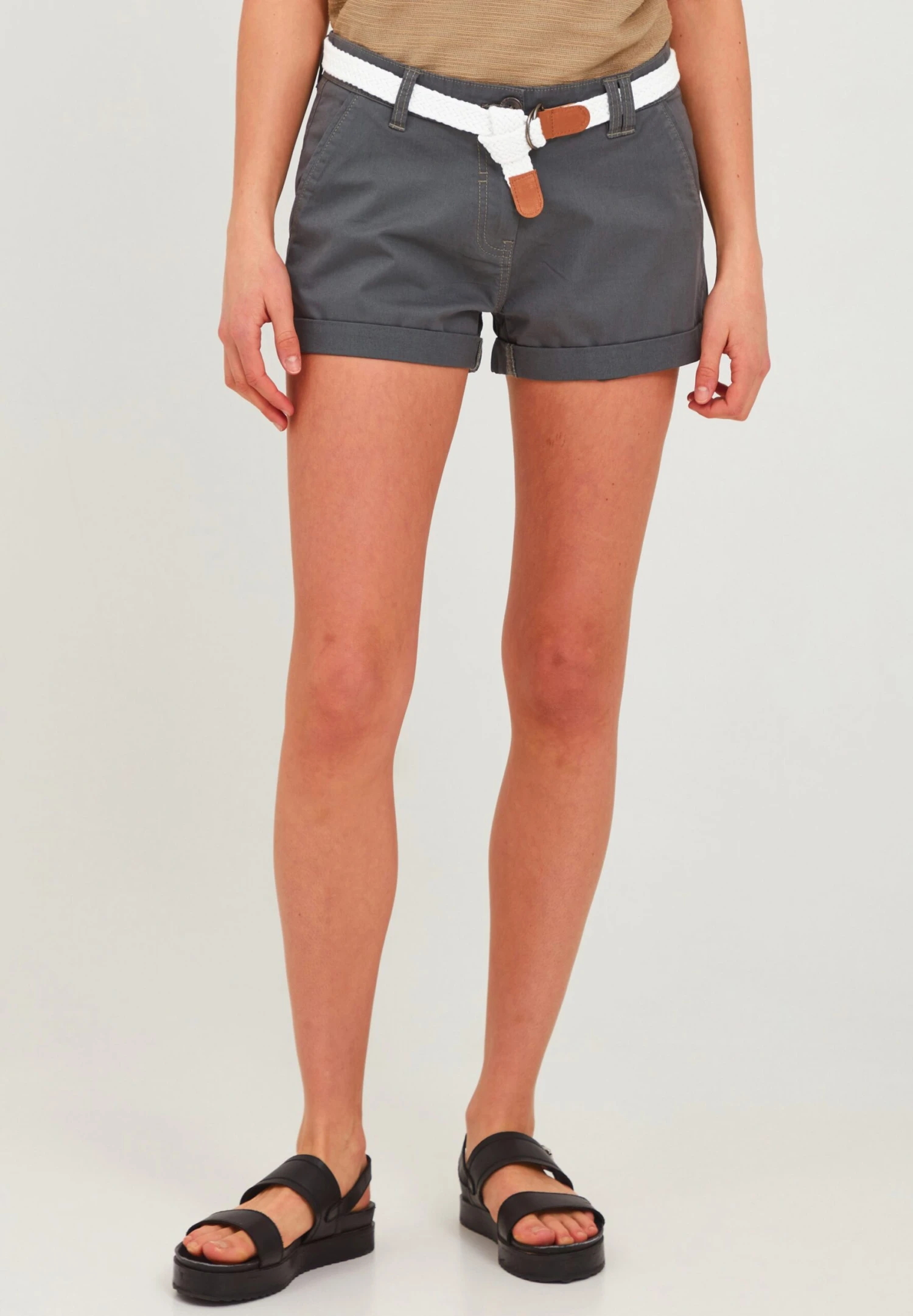 OXMO Oxchanett - Shorts - Dark Grey 1 OXMO Oxchanett - Shorts - Dark Grey