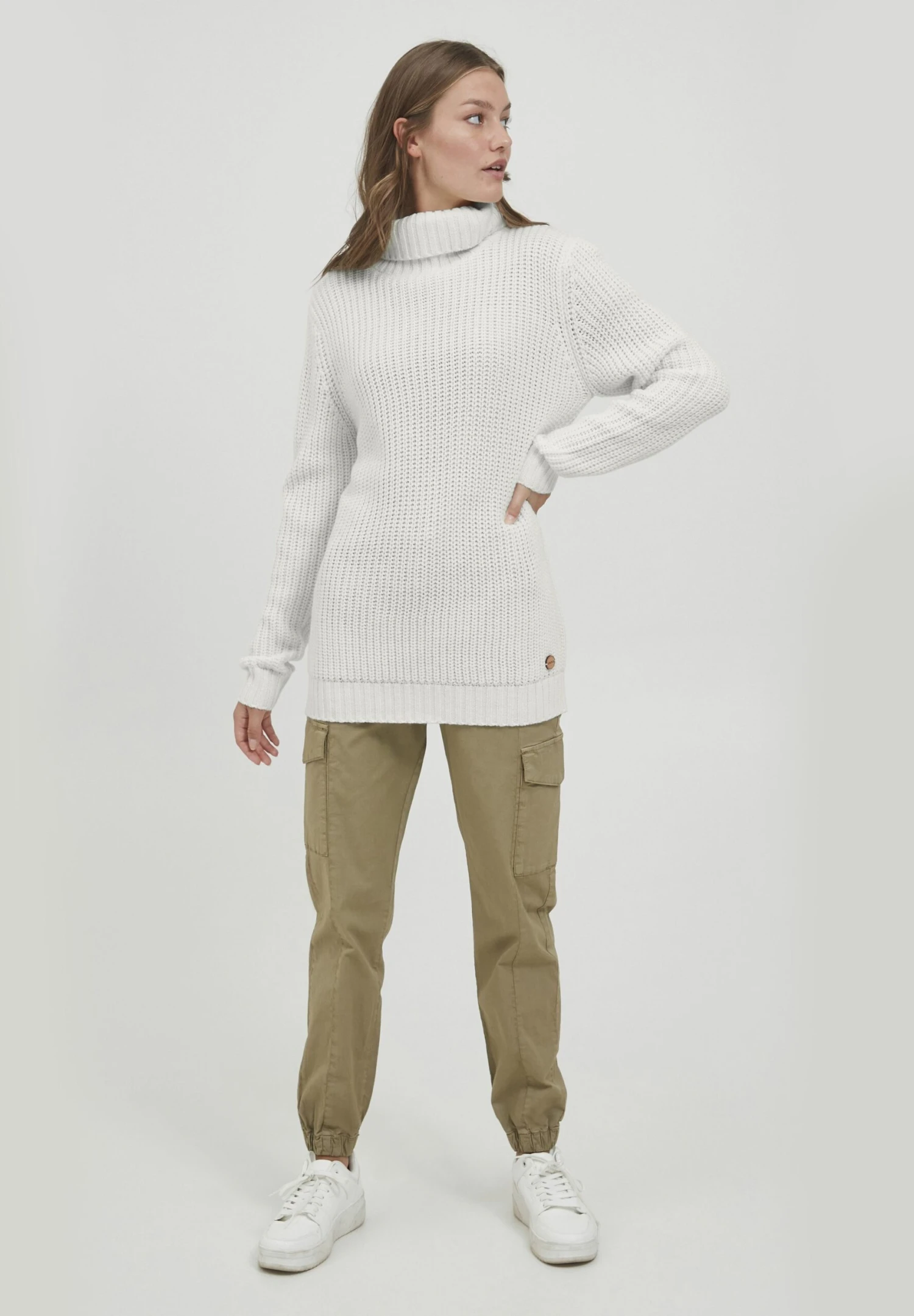 OXMO Oxnanna - Jersey De Punto - Cloud Dancer 2 OXMO Oxnanna - Jersey De Punto - Cloud Dancer - Imagen 2