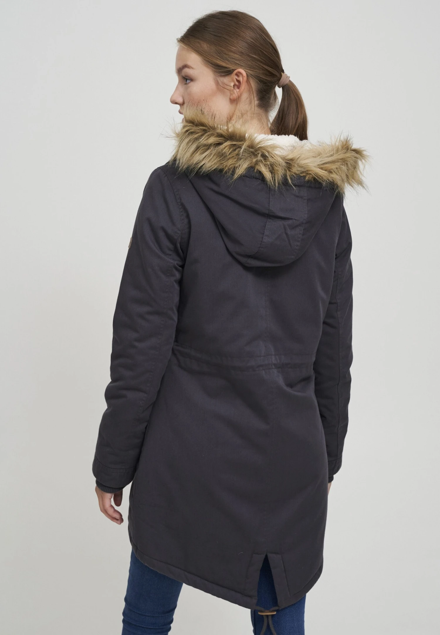 OXMO Oxanna - Parka - Dark Grey 3 OXMO Oxanna - Parka - Dark Grey - Imagen 3