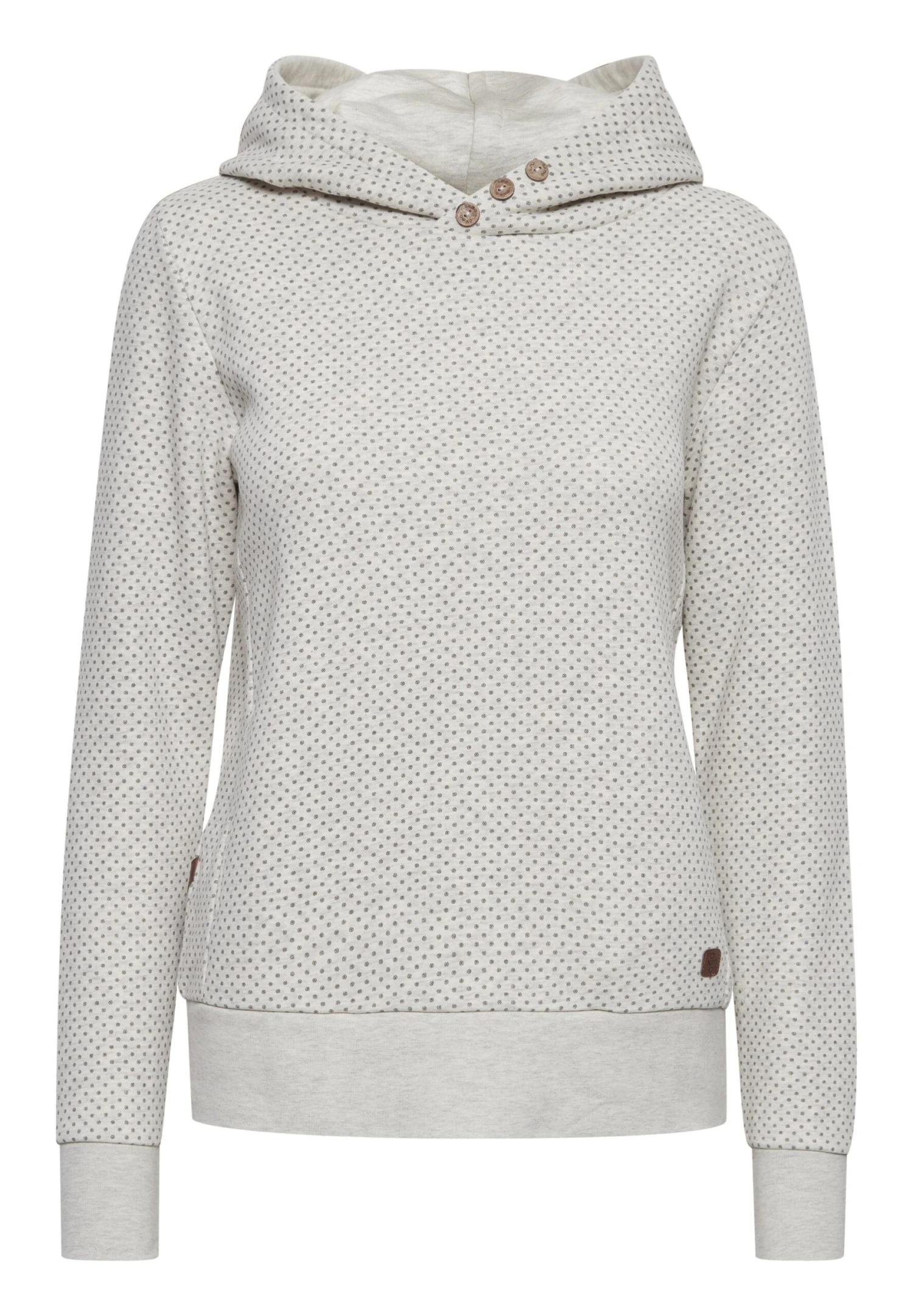 OXMO Oxvera - Jersey Con Capucha - Oyster Grey Melange 6 OXMO Oxvera - Jersey Con Capucha - Oyster Grey Melange - Imagen 6