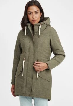 OXMO Oxmelly - Abrigo De Invierno - Dusty Olive