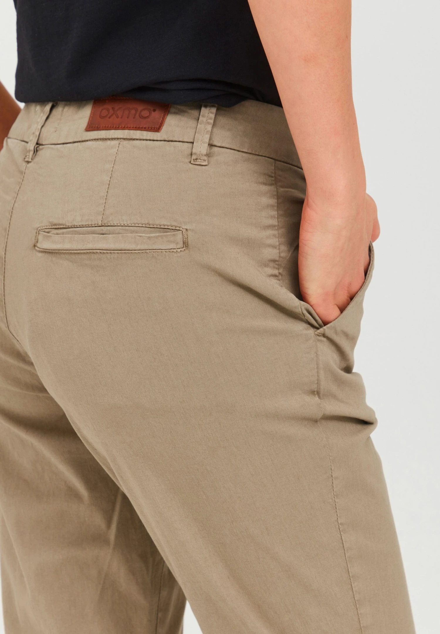 OXMO Chilli - Pantalones Chinos - Silver Mink 5 OXMO Chilli - Pantalones Chinos - Silver Mink - Imagen 5