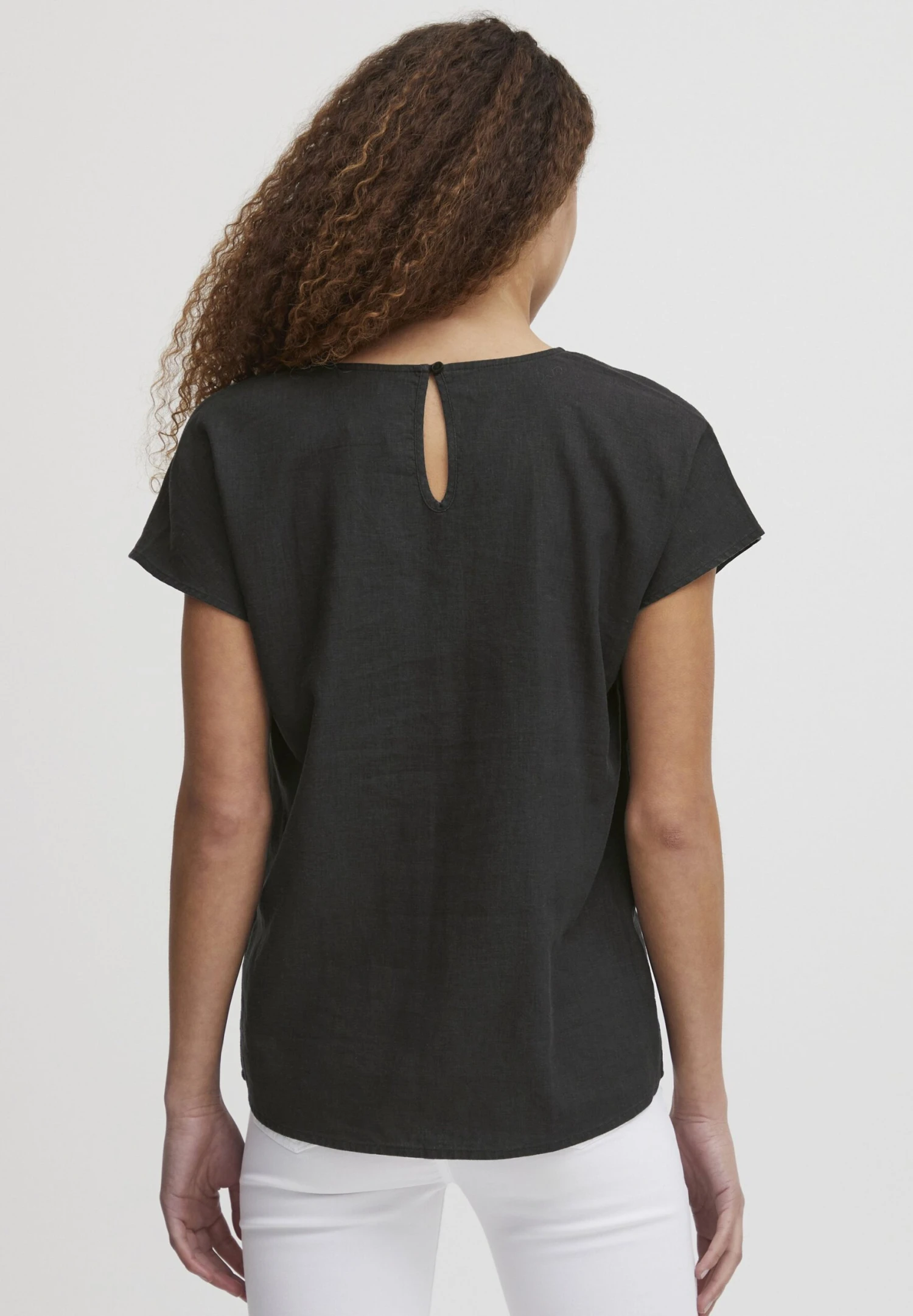 OXMO Sabine - Blusa - Black 3 OXMO Sabine - Blusa - Black - Imagen 3