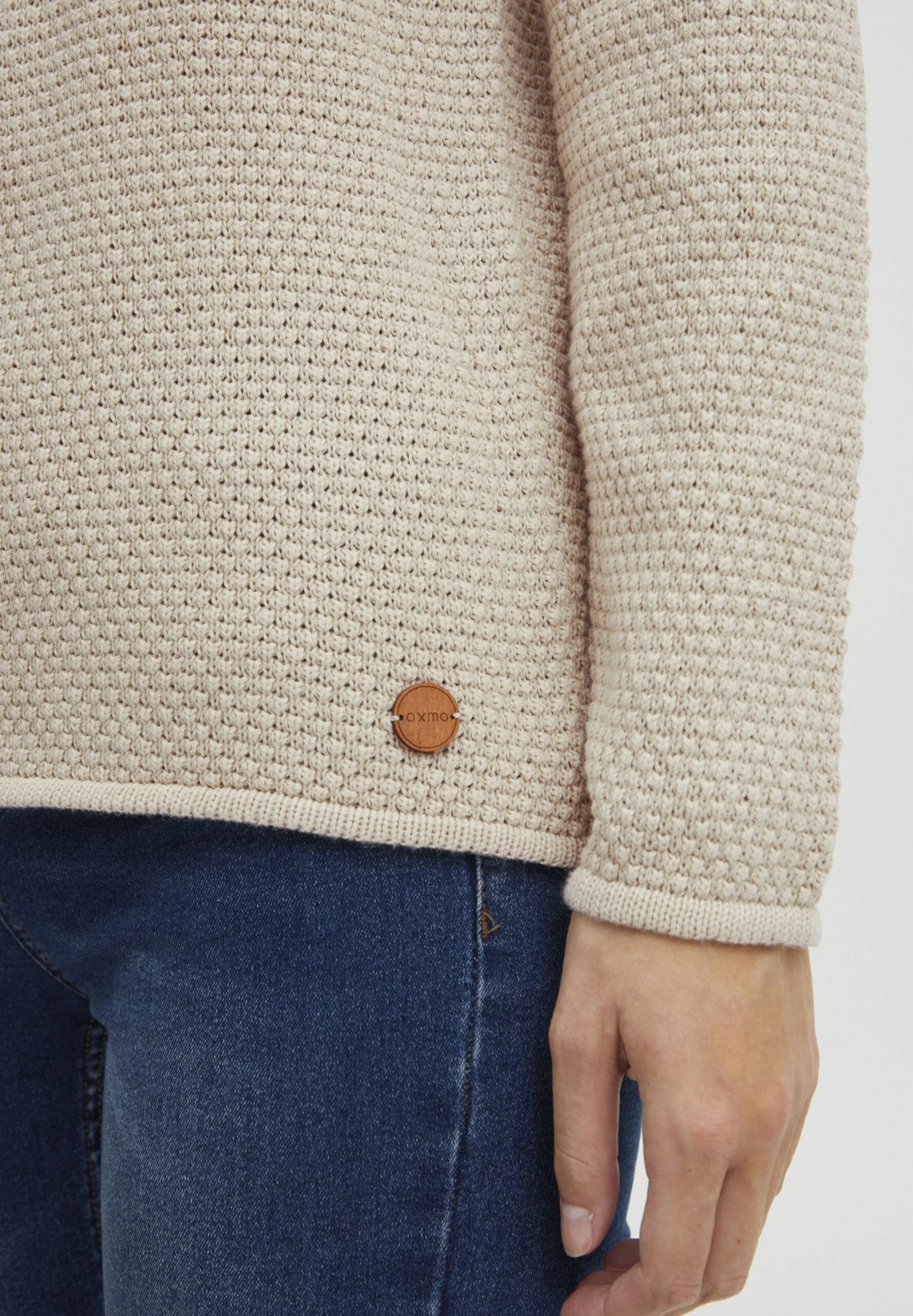 OXMO Oxhanna - Jersey De Punto - Oatmeal 5 OXMO Oxhanna - Jersey De Punto - Oatmeal - Imagen 5