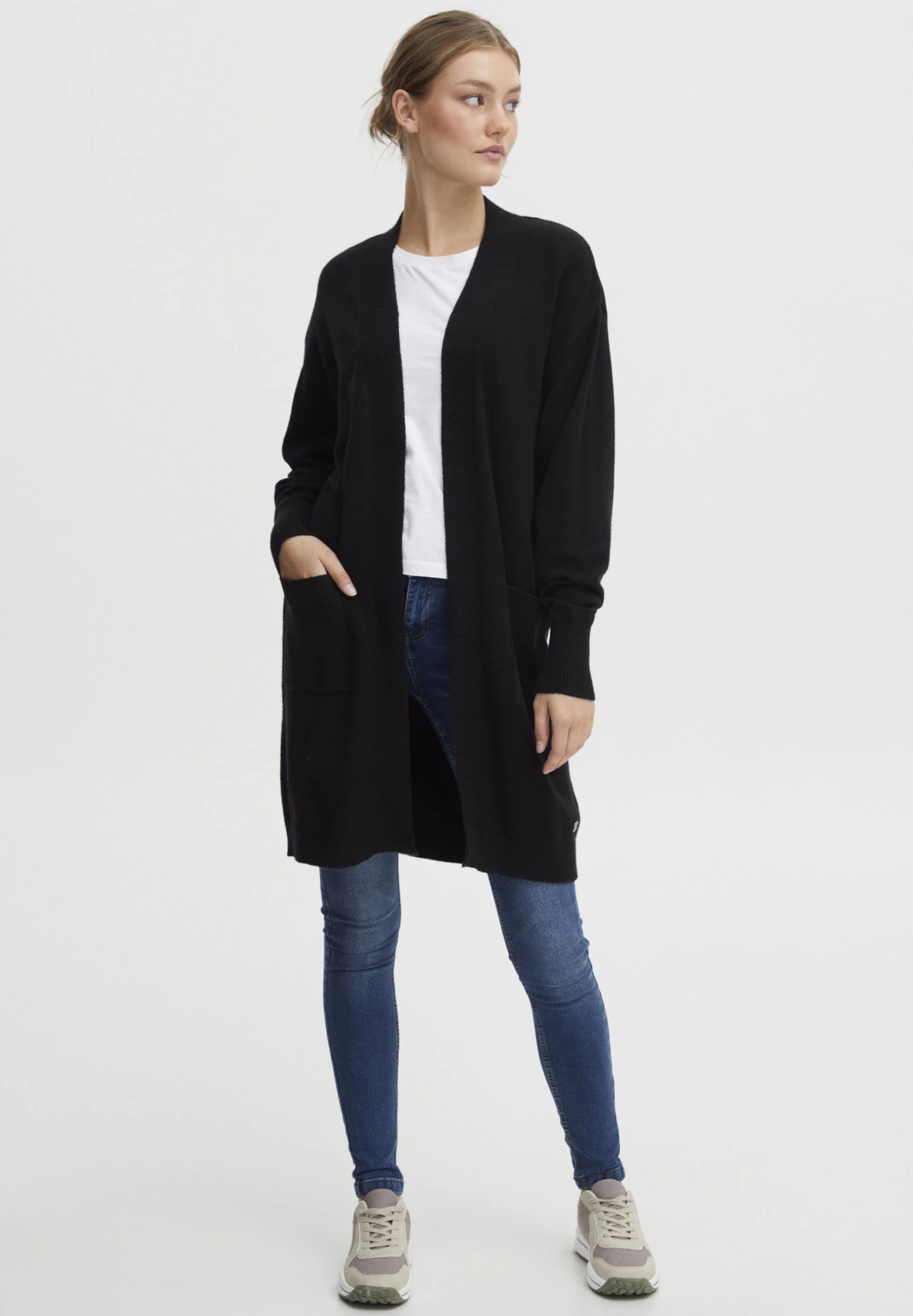 OXMO Oxritiana - Chaqueta De Punto - Black 2 OXMO Oxritiana - Chaqueta De Punto - Black - Imagen 2