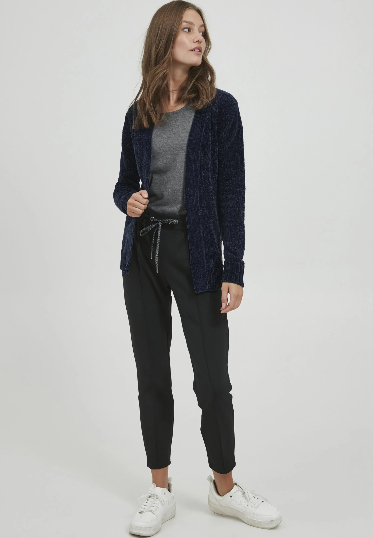 OXMO Oxelisabet - Chaqueta De Punto - Insignia Blue 2 OXMO Oxelisabet - Chaqueta De Punto - Insignia Blue - Imagen 2